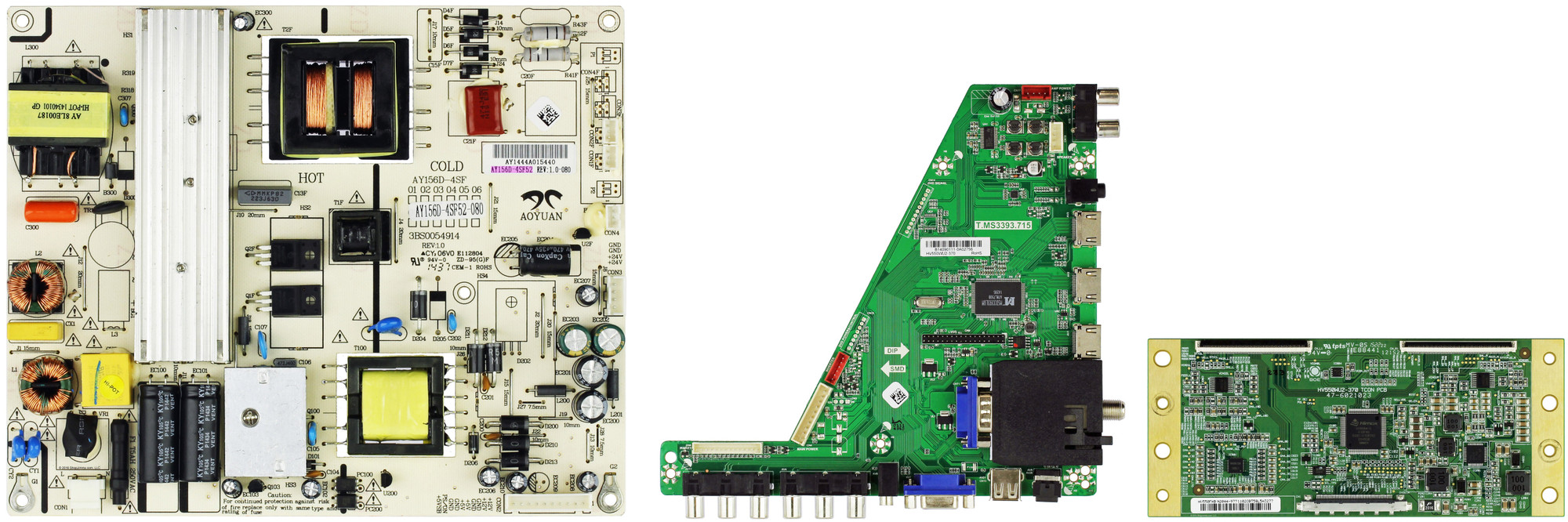 Sceptre E555BVFMQR Complete LED TV Repair Parts Kit