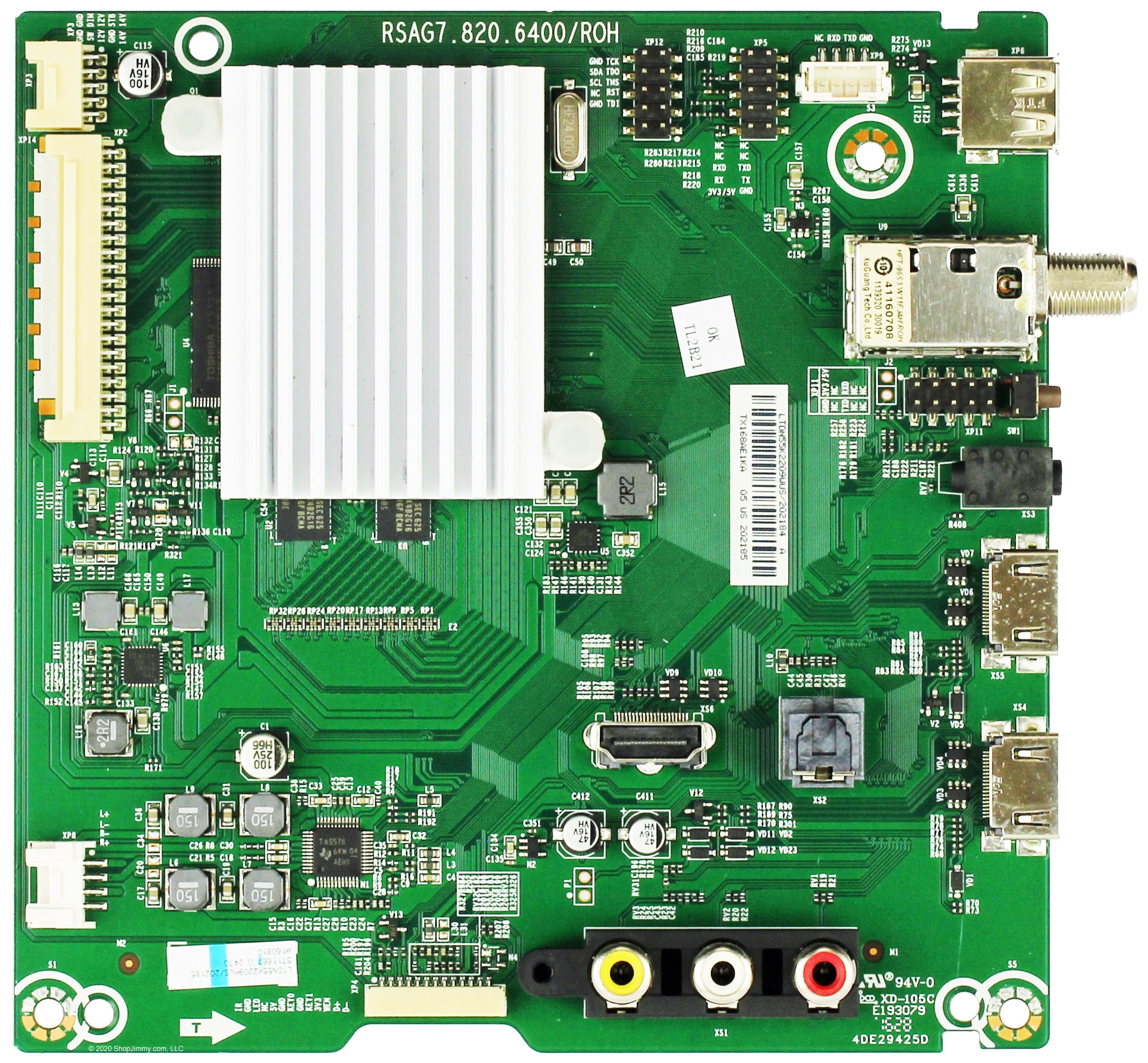 Sharp 214846 Main Board for LC-55LB481U (SEE NOTE)