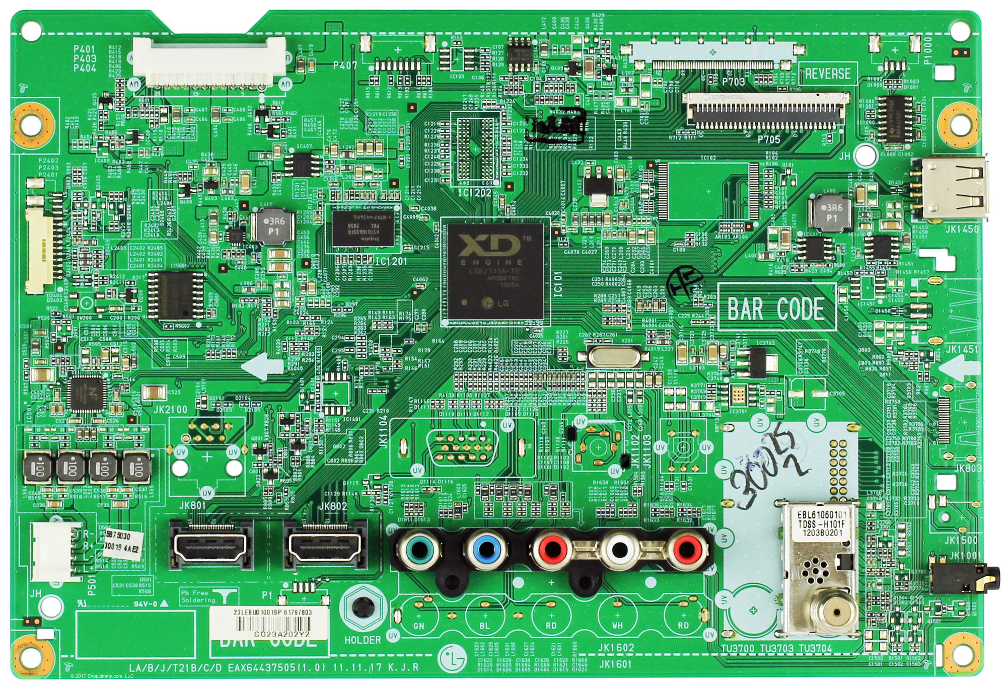 LG EBR75097907 (EAX64437505) Main Board for 32LS3400-UA