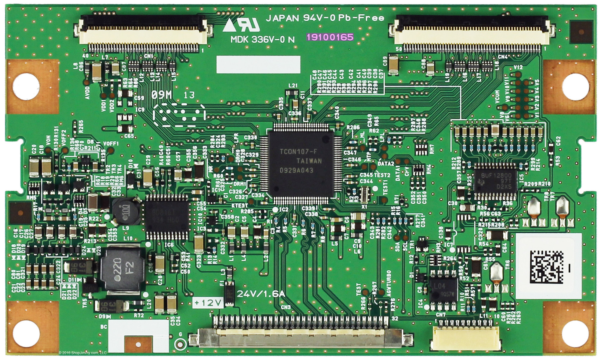 IPS Alpha 19100165 (MDK336V-0N) T-Con Board