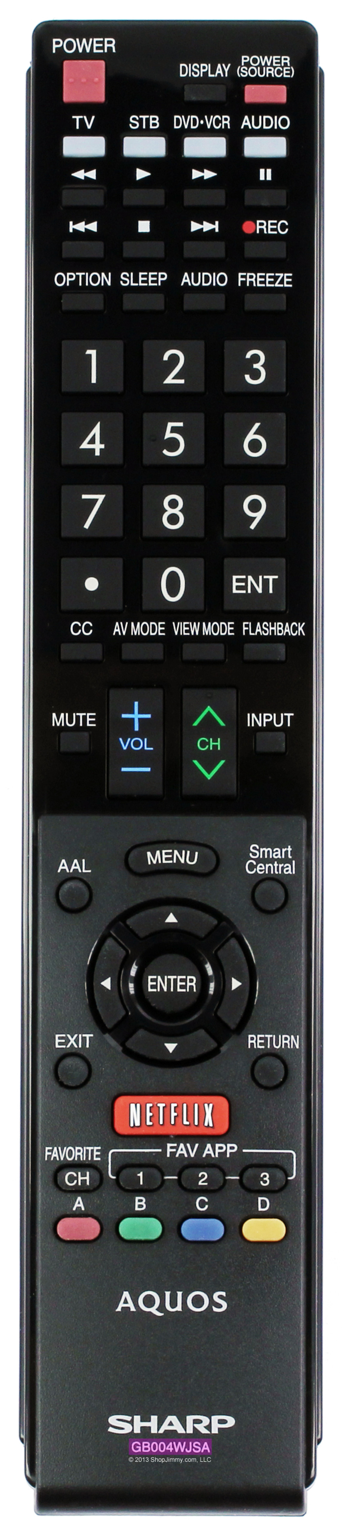  Sharp GB004WJSA Universal Remote Control for All Sharp BRAND  TV, Smart TV - 1 Year Warranty : Electronics