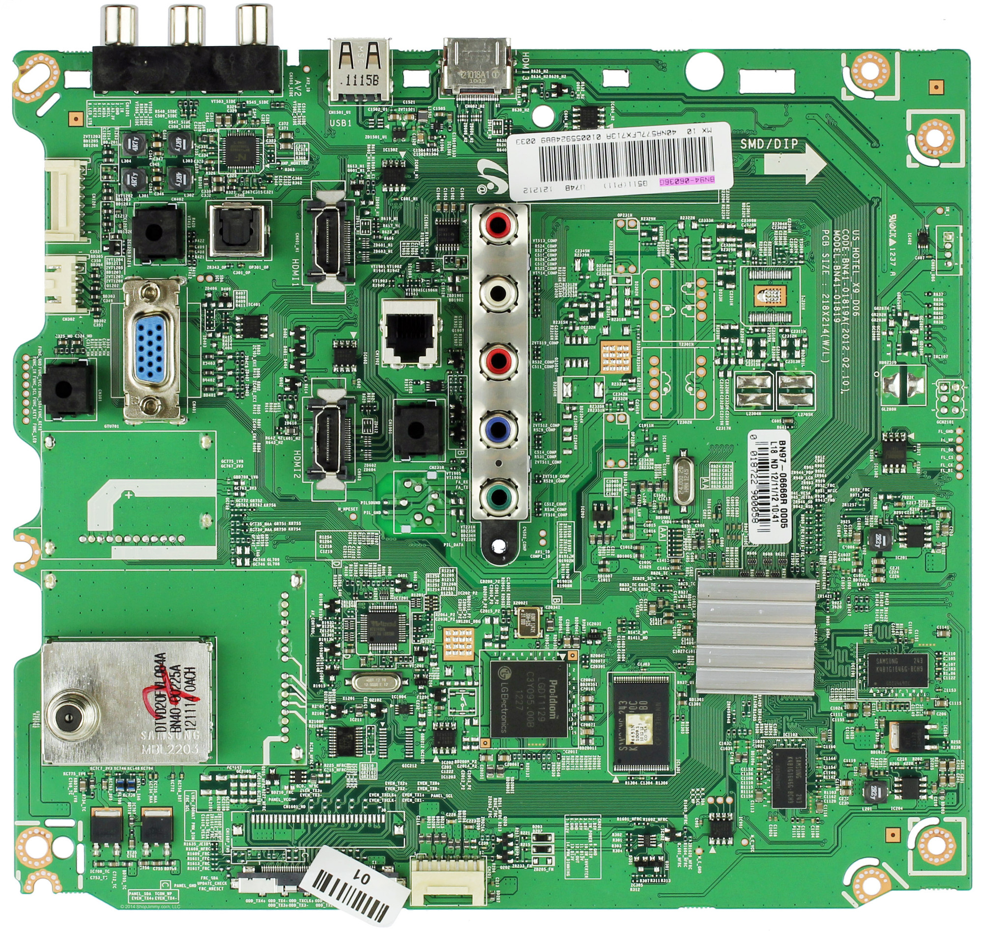 ばん ページ Samsung BN94-06036G Main Board for HG40NA577LFXZA