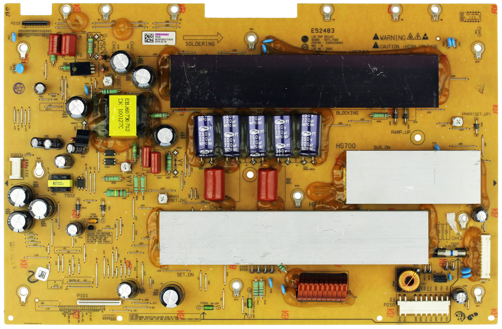 LG / Zenith EBR63039801 (EAX61319401) YSUS Board