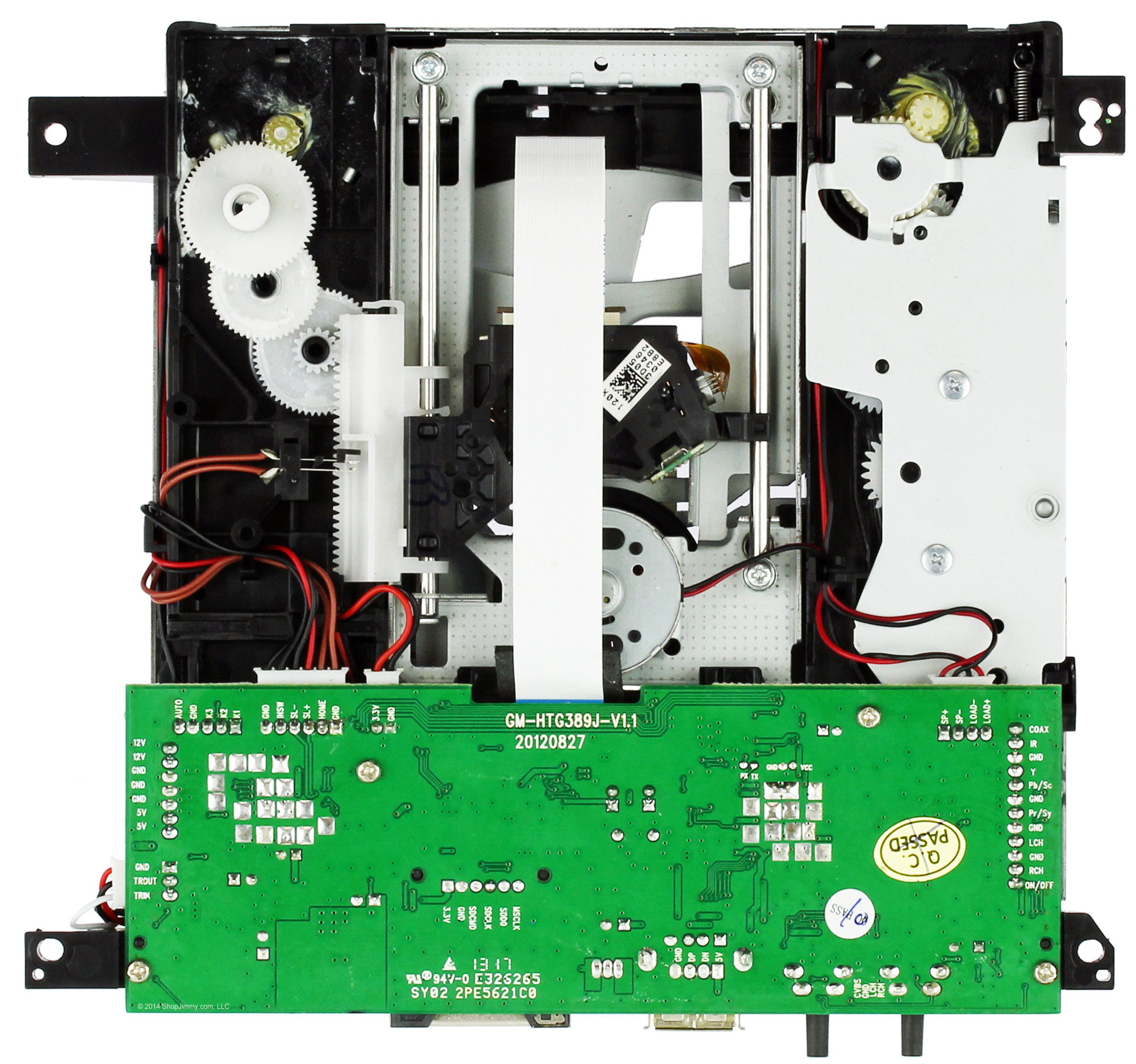 GPX TDE1380B DVD Assembly
