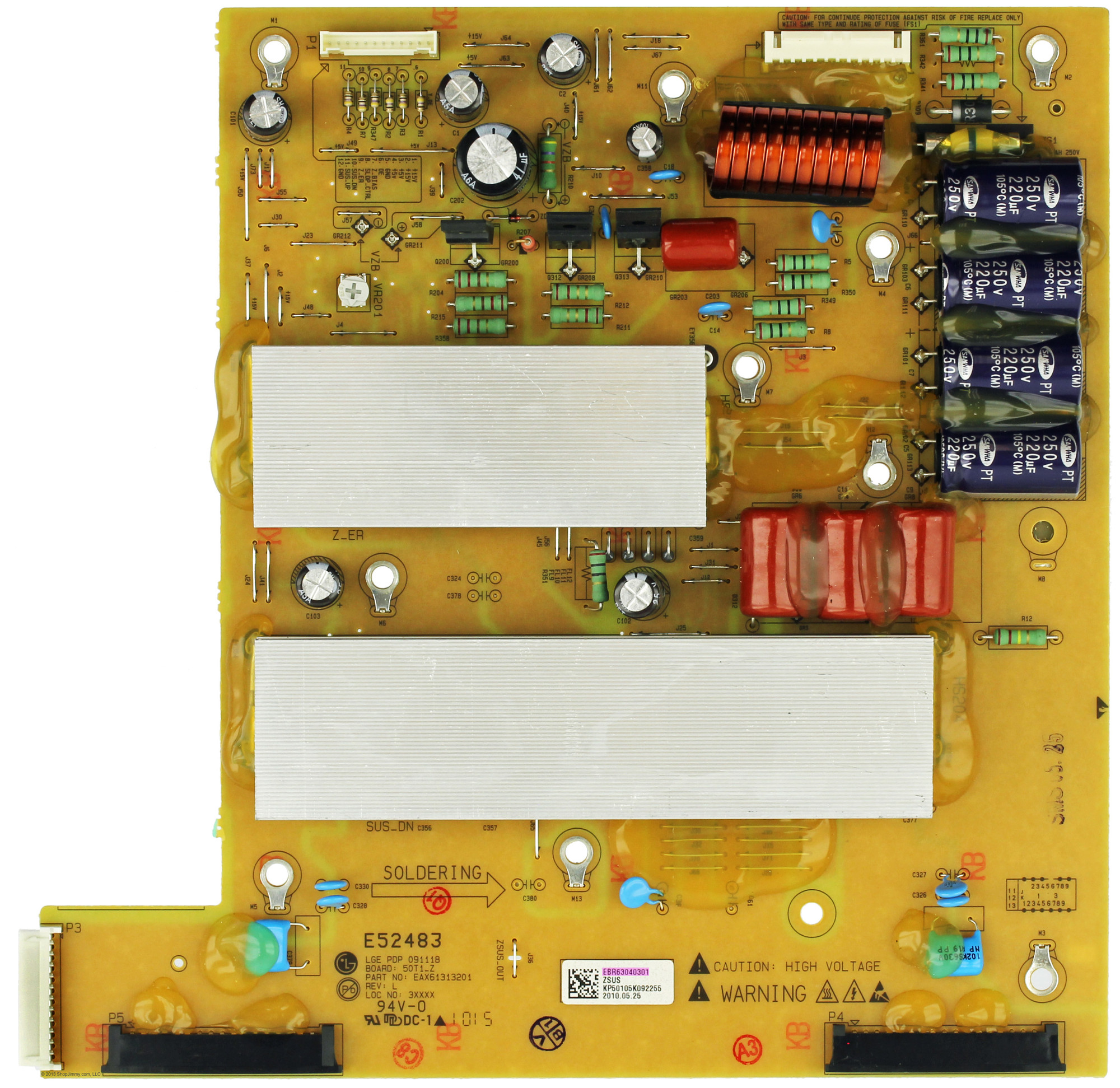 印刷エラー Balduvian Bears3枚 LG EBR63040301 (EAX61313201) ZSUS Board