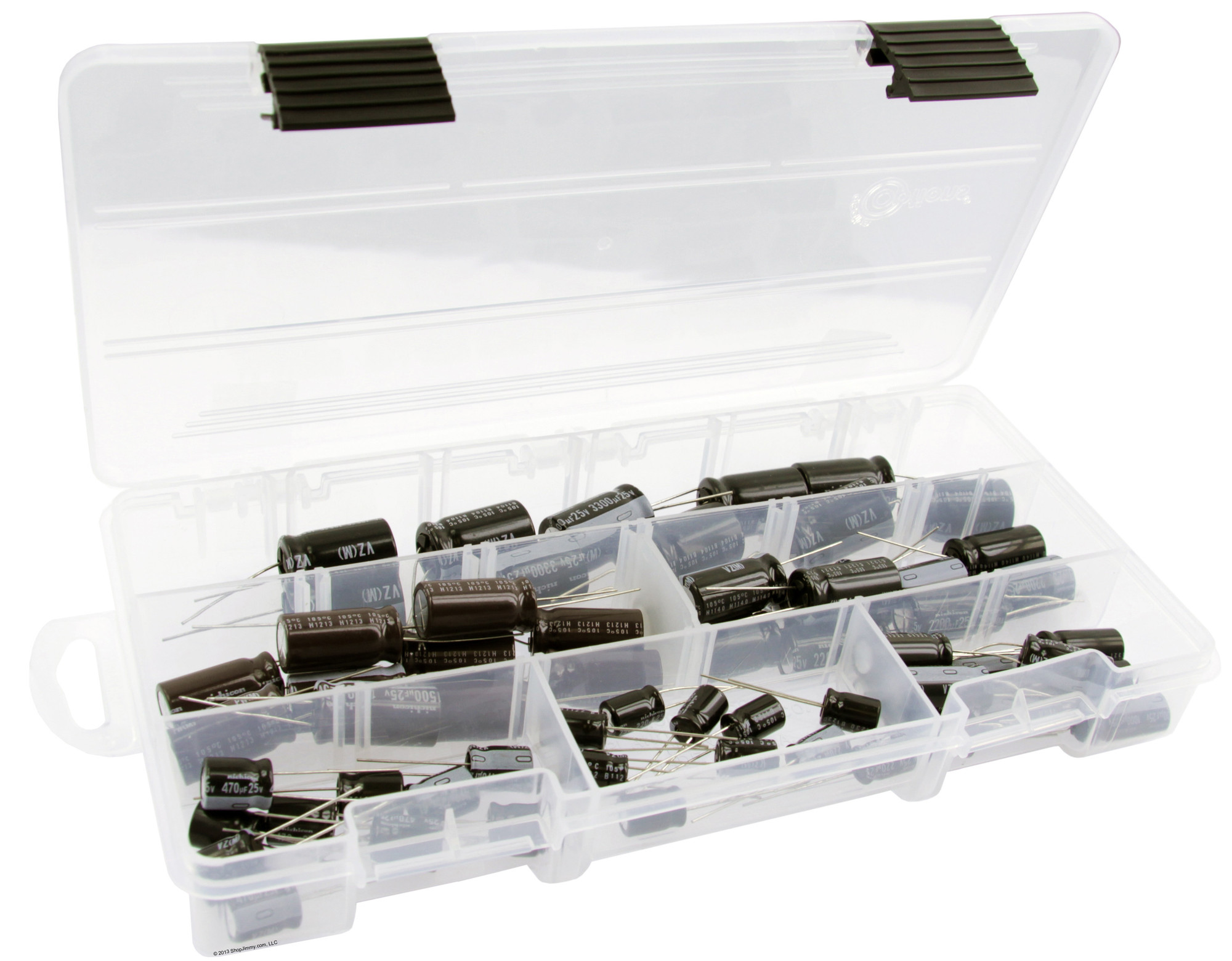 Nichicon 25V Hi Temp Radial Capacitor Starter Kit w/ 6 Different uf ...