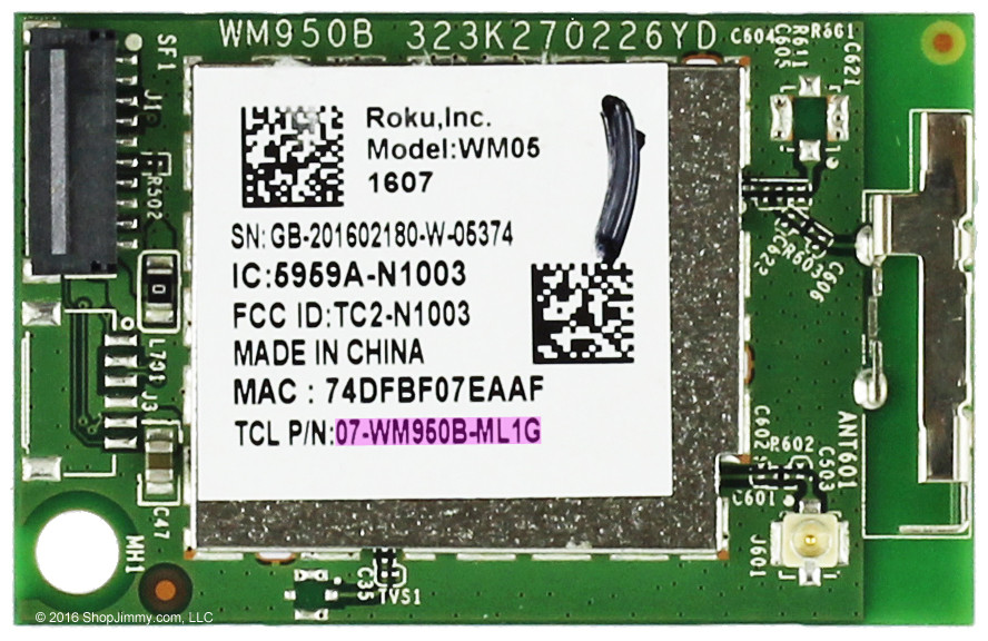TCL 07-WM950B-ML1G Wi-Fi Wifi Module