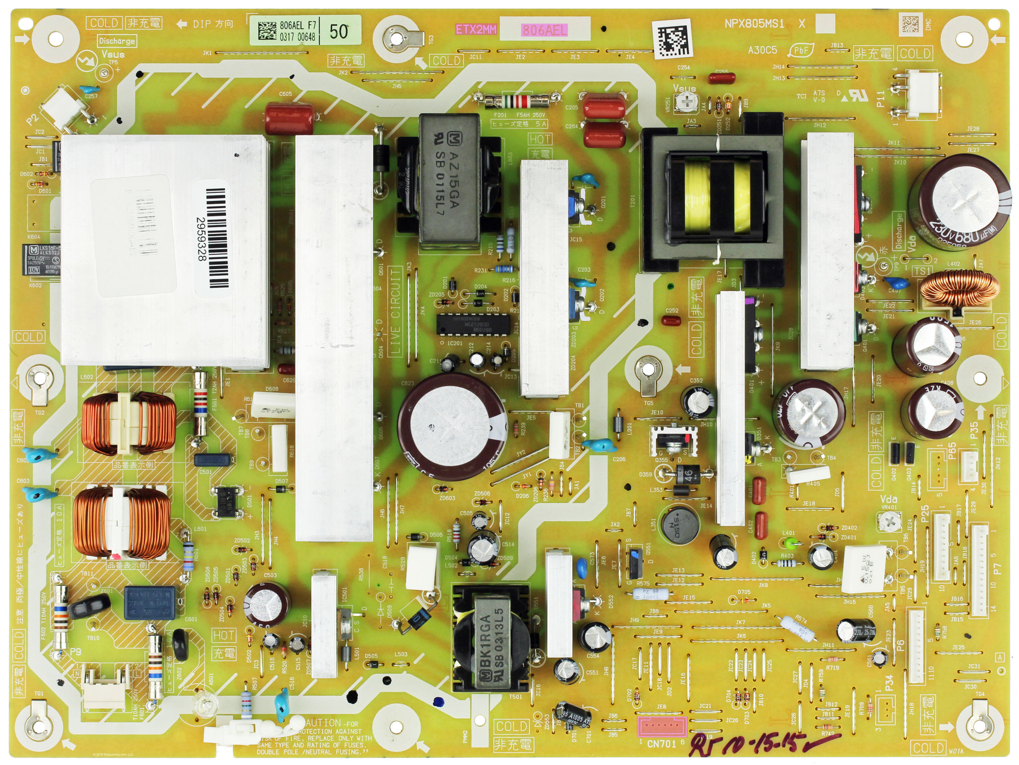 Panasonic ETX2MM806AEL (NPX805MS1) Power Supply