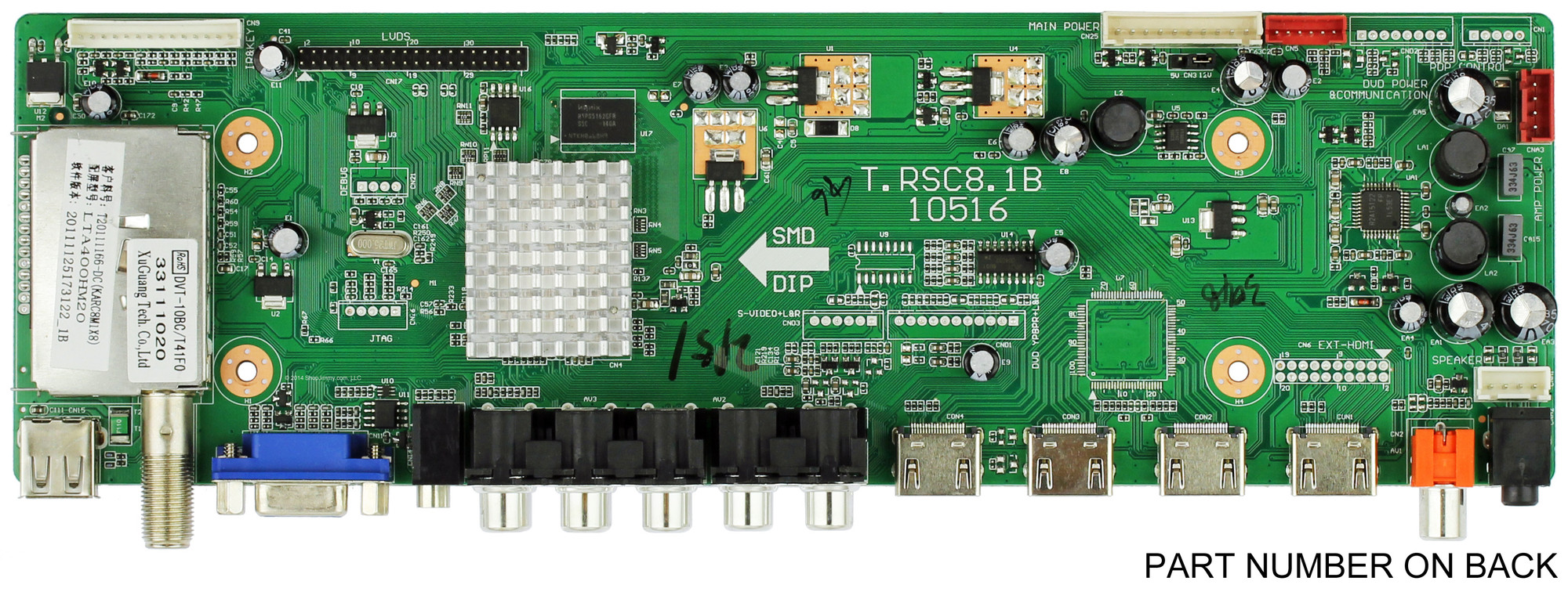 Carte Mère Sceptre X405BV-FHD 1B1L3363 LTA400HM07 - Ouverte Jamais Utilisée