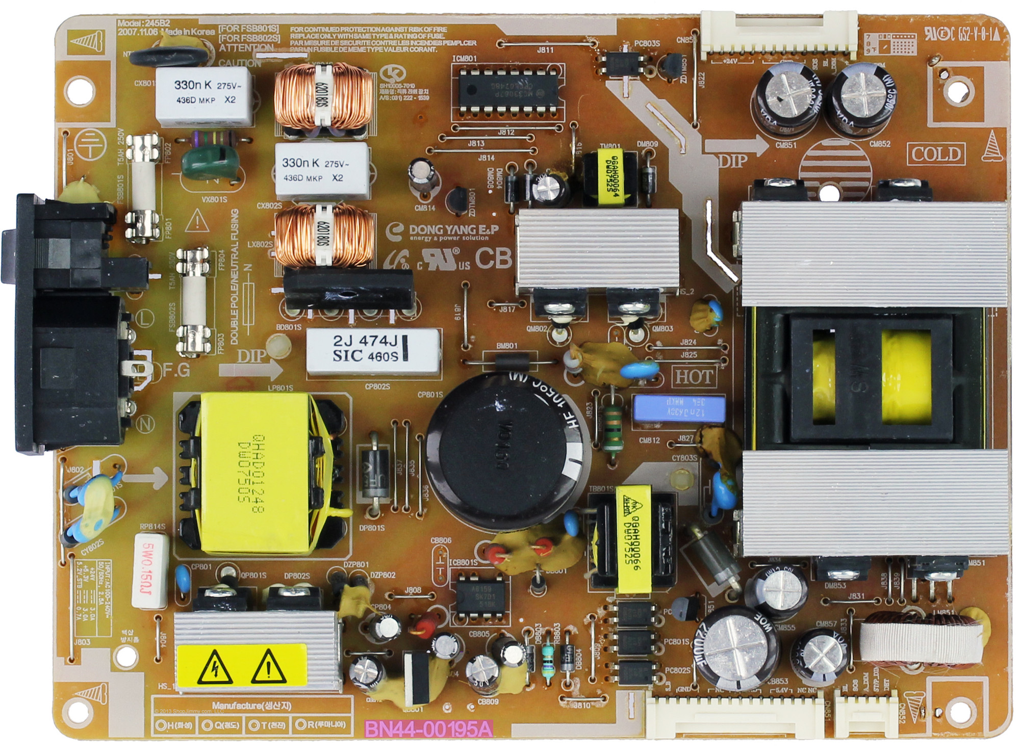 Samsung BN44-00195A (245B2) Power Supply Unit - Thumbnail 2