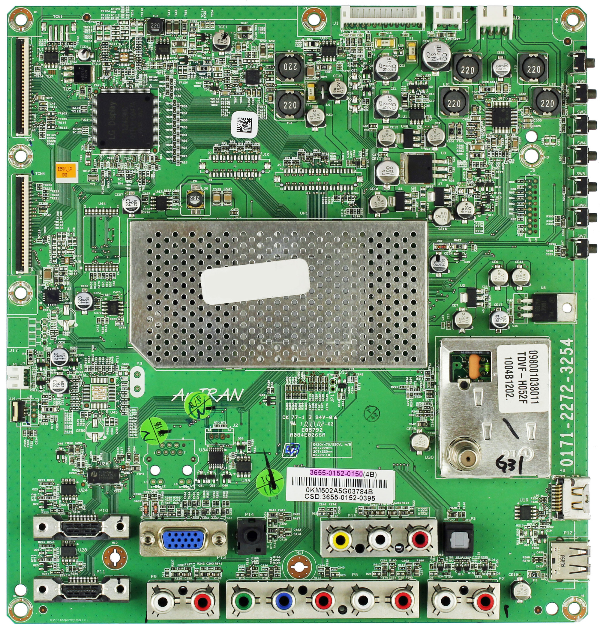 Replacement for VIZIO E55-D0 Main Board 3655-1172-0395, 3655