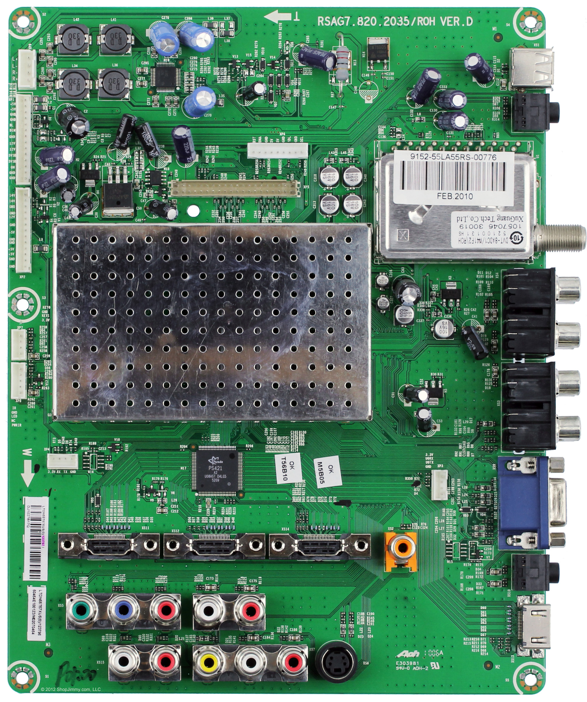 Proscan 123797 (RSAG7.820.2035/ROH) Main Board
