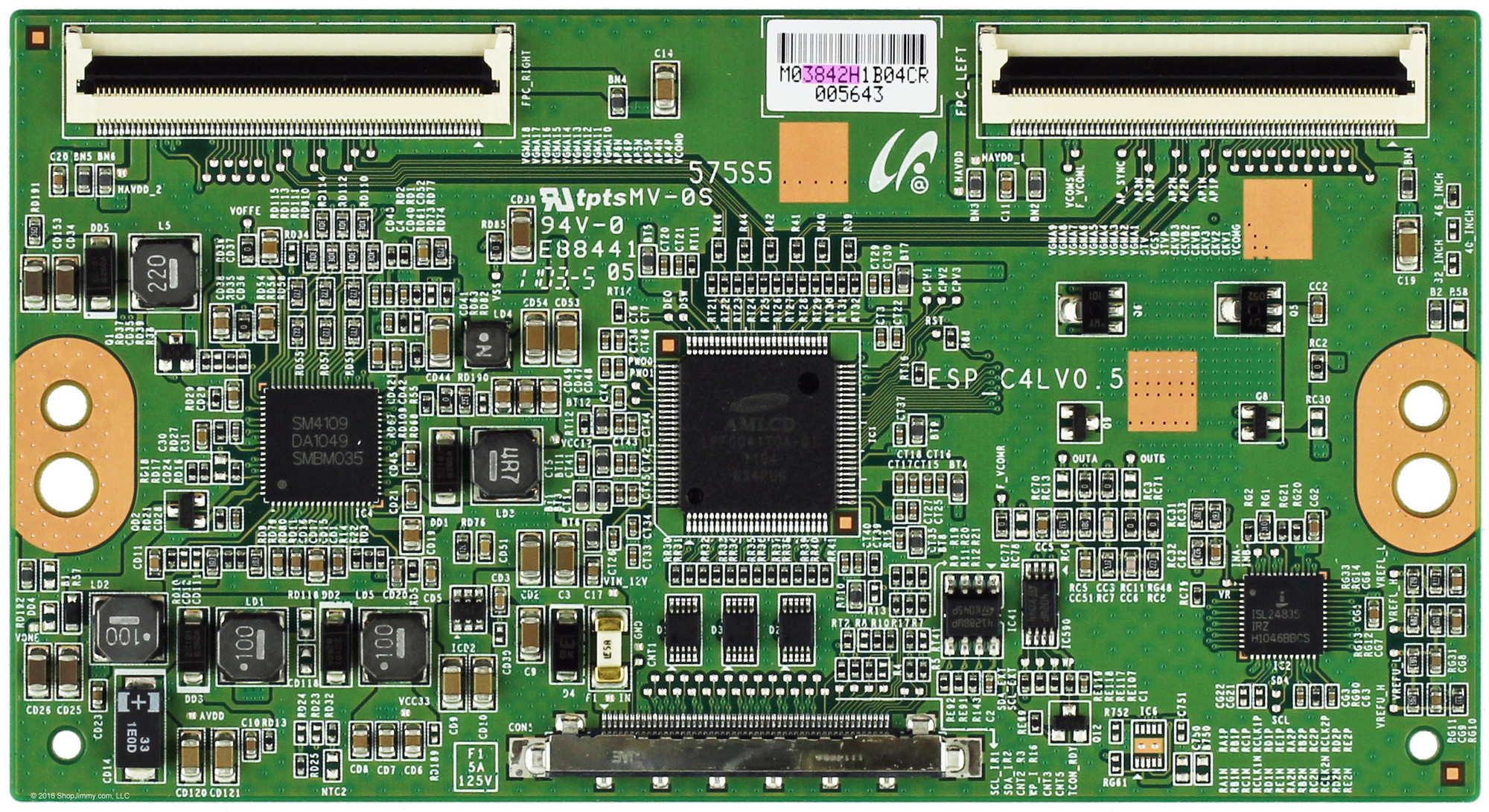 その他 SONY T-140VB Sony LJ94-03842H (3842H, ESP_C4LV0.5) T-Con Board KDL