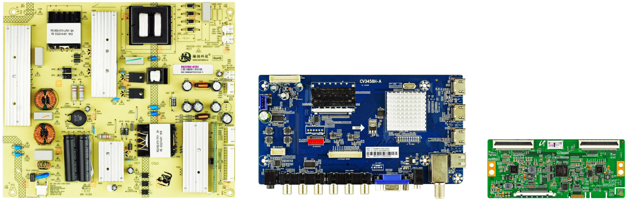 Carte Clavier (boutons) Pour Téléviseur LED 4K RCA - Réf. DLED320E9-KEY - Occasion Testée Fonctionnelle