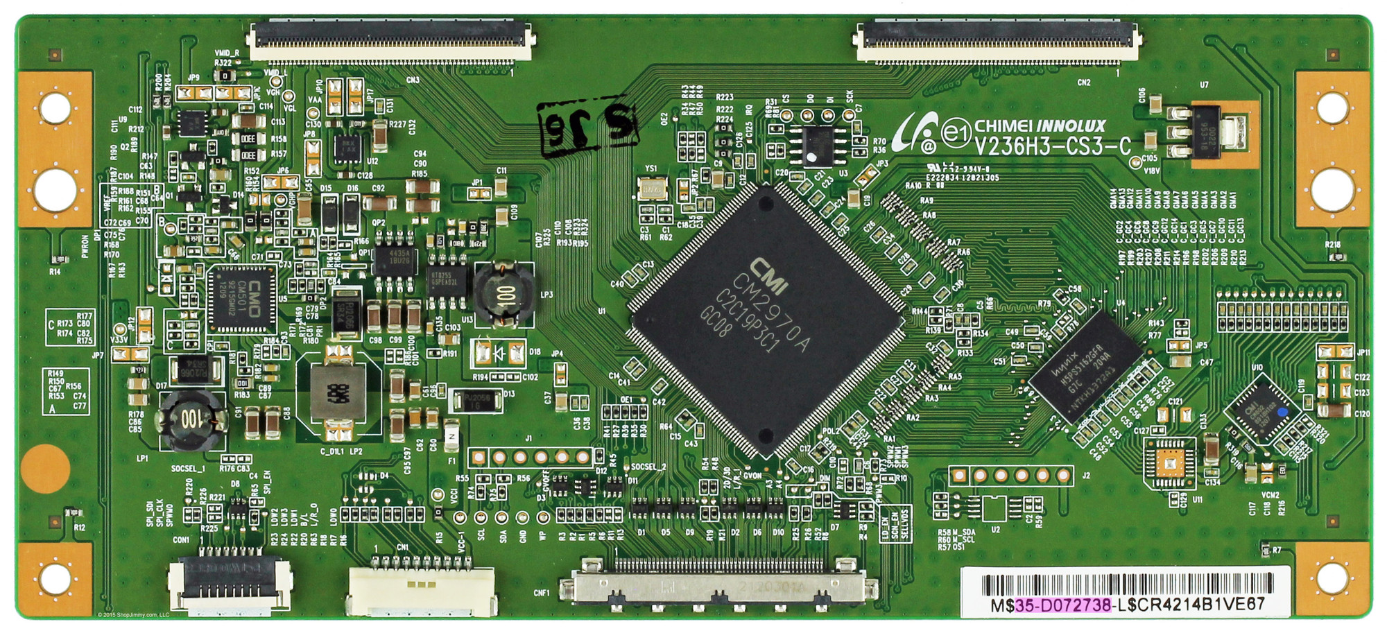 Hisense 35-D072738 (V236H3-CS3-C) T-Con Board for 46K316DW