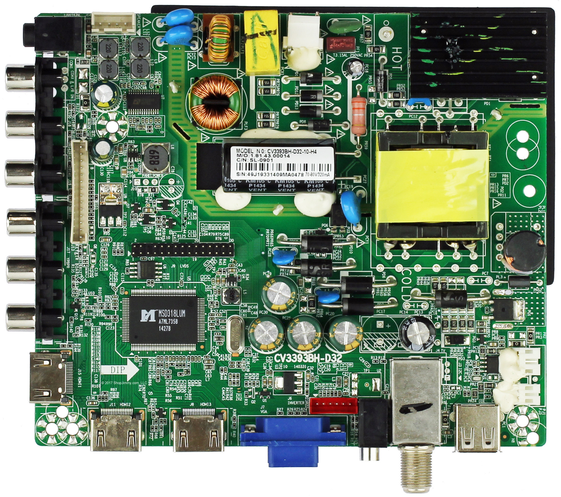 Proscan Main Board / Power Supply for PLDED3273A-E SN beginning