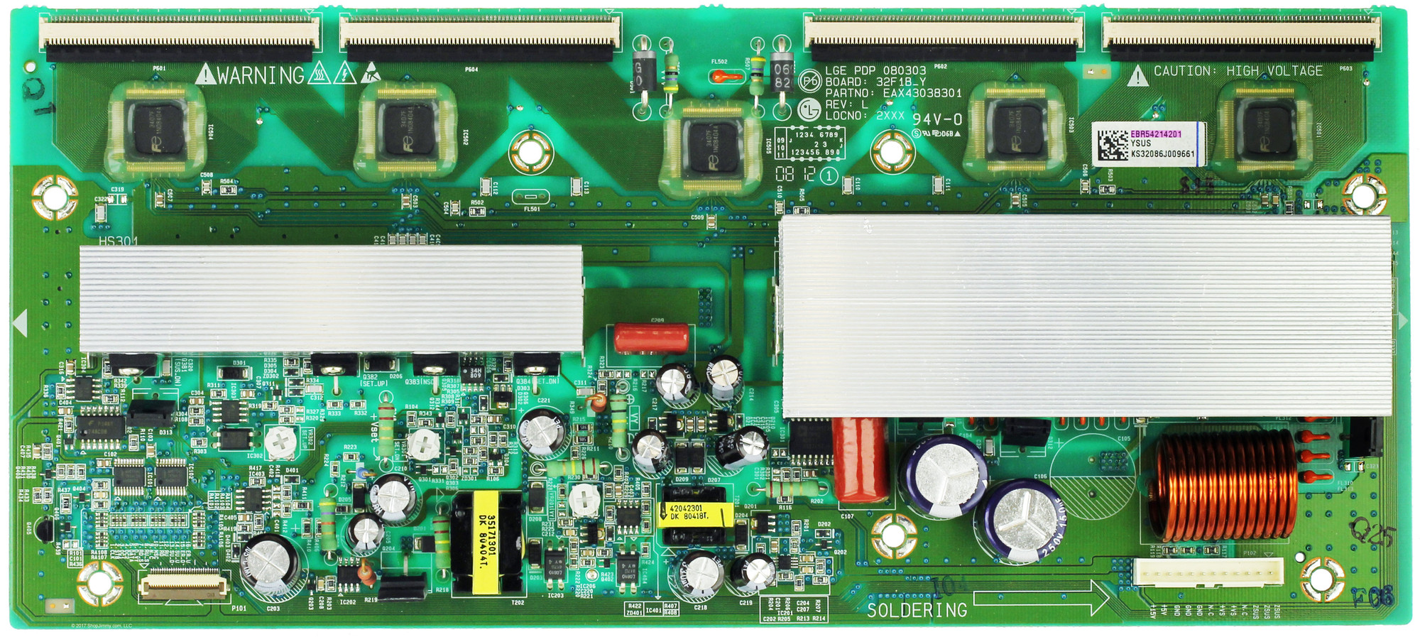 YUKIオーダーページ LG EBR54214201 (EAX43038301) YSUS Board