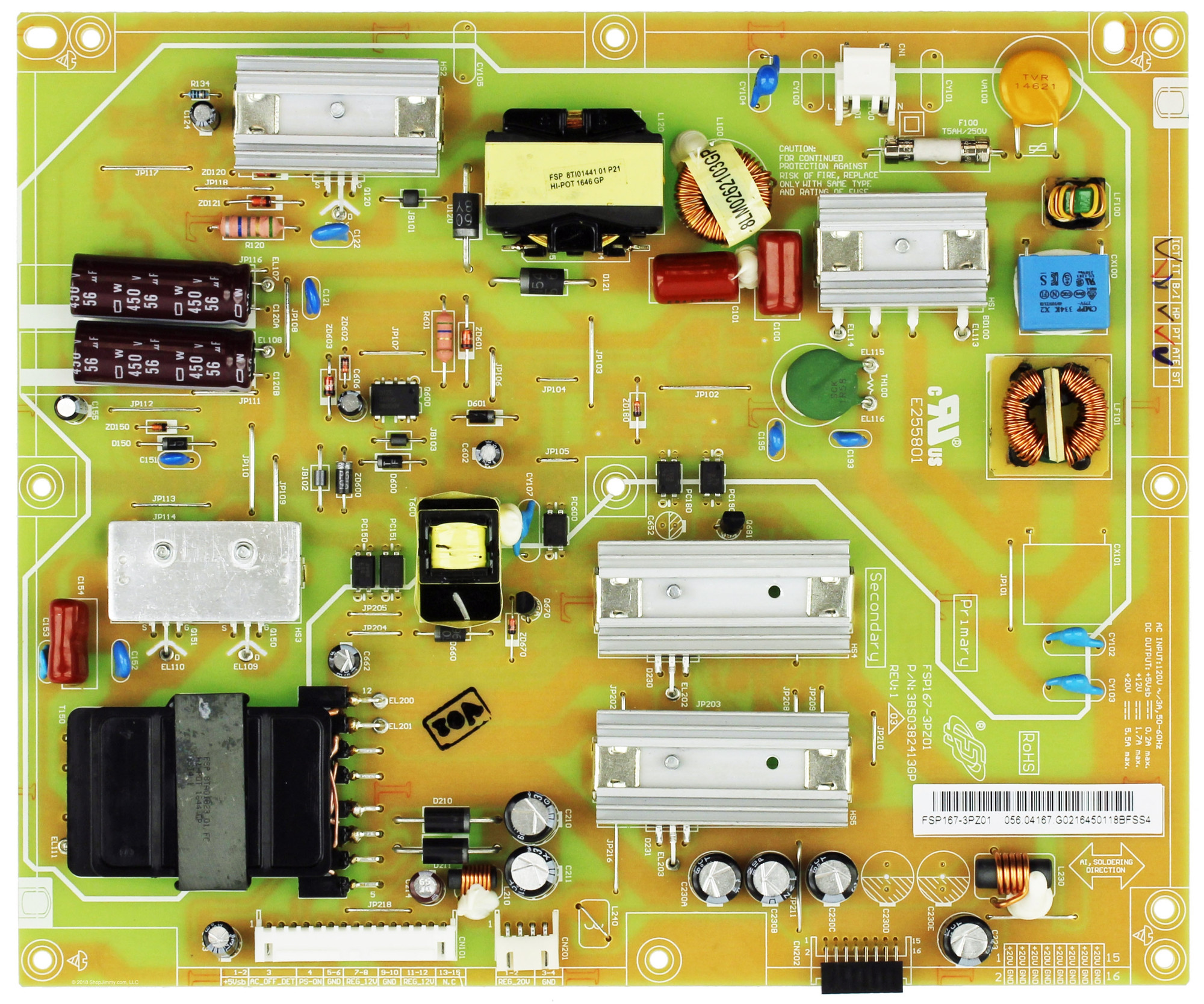 Vizio Replacement Power Supply Board - Thumbnail 2