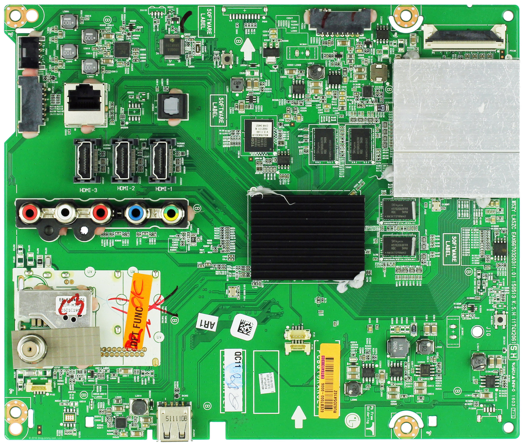 LG EBT64138303 Main Board for 49UF6430-UB.AUSYLJR