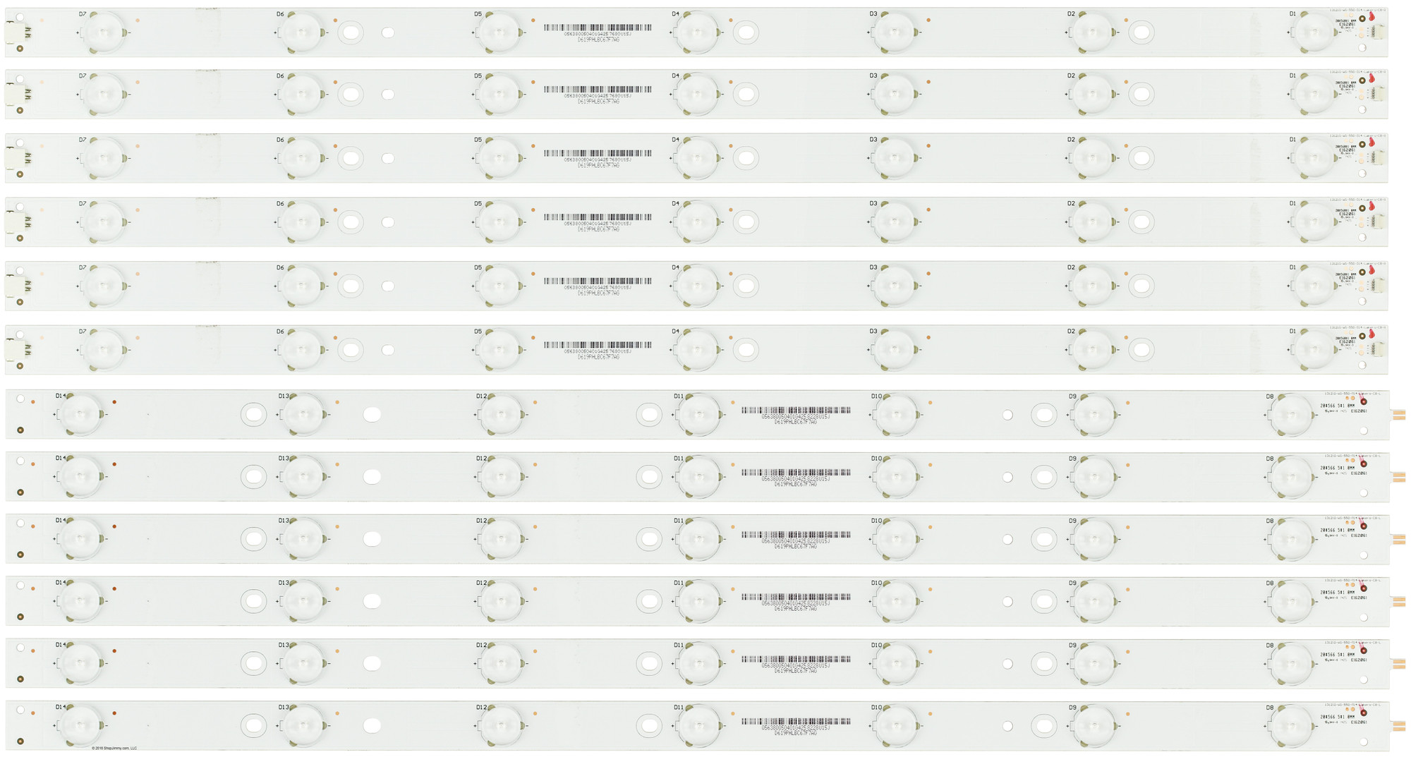 Vizio 56.38005.040 LED Backlight Strips (12)