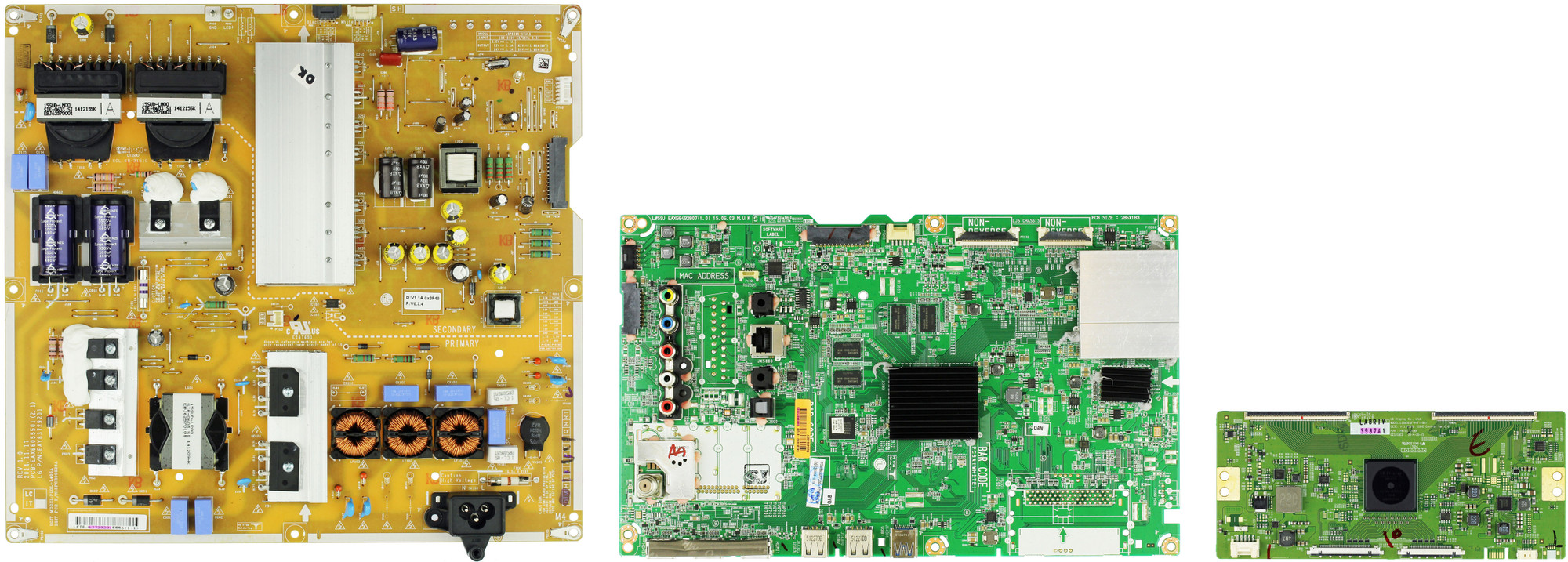 LG 60UF7300UT.BUSYLJR Complete LED TV Repair Parts Kit
