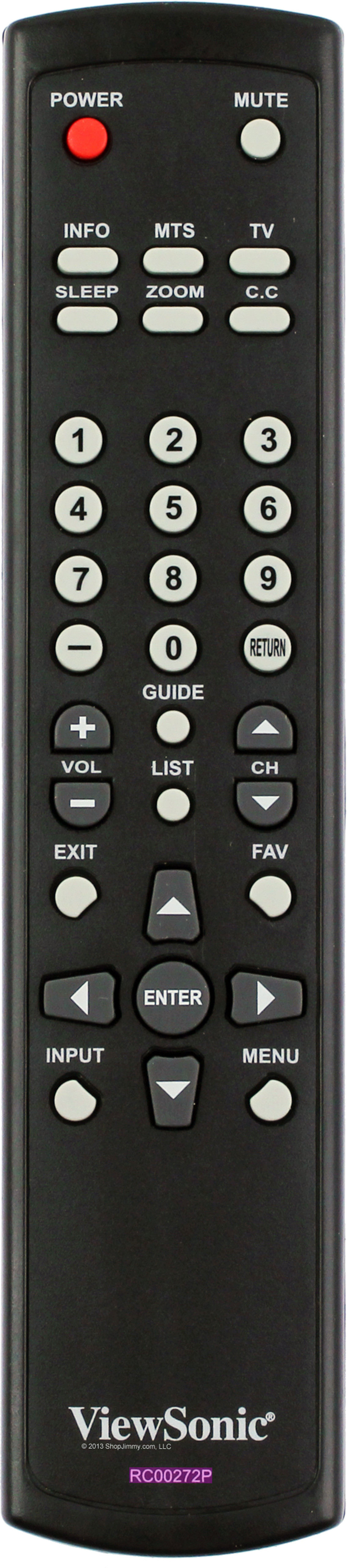 ViewSonic RC00272P Remote Control