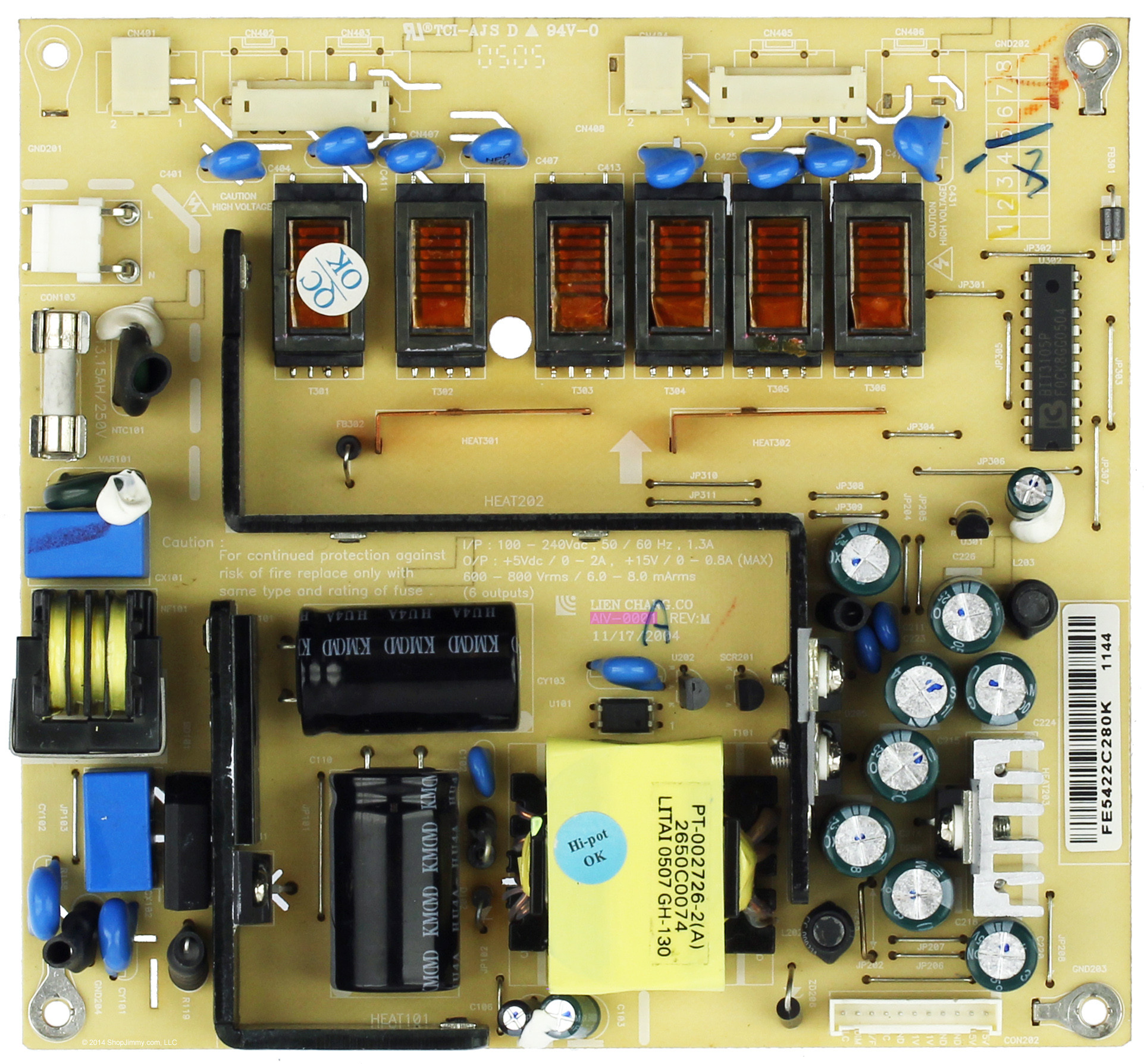 LG AIV-0001 Power Supply / Backlight Inverter