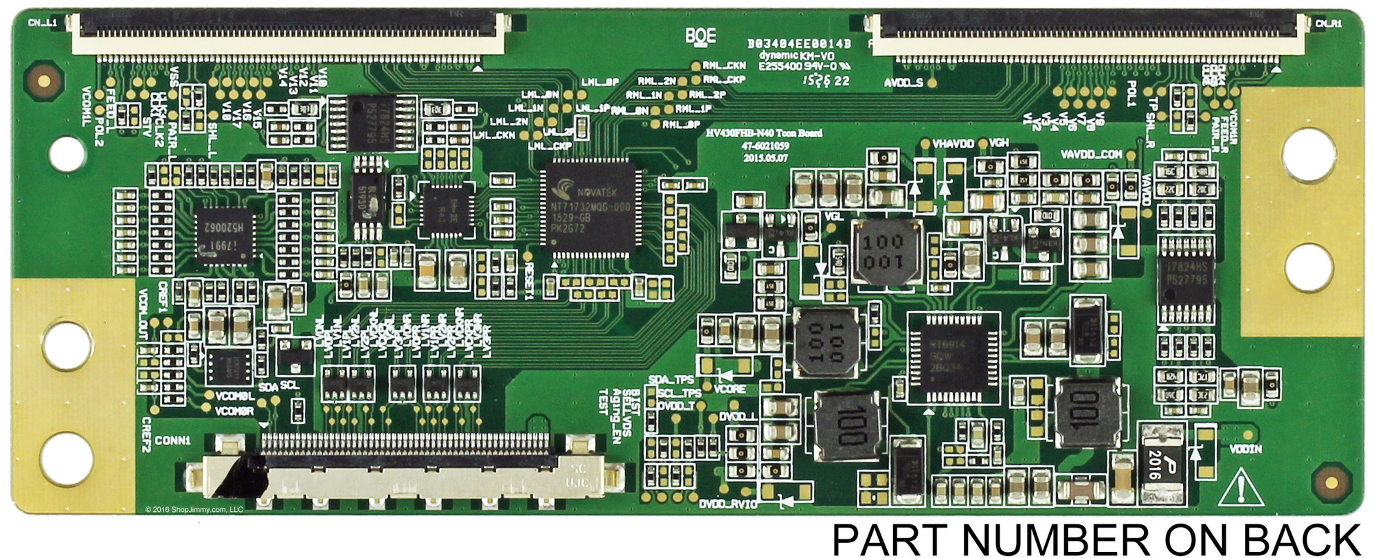Byon 160TVボード Onn / TCL E3CCBB7000160T CV700U2-T01-CB-3 T-CON Board for