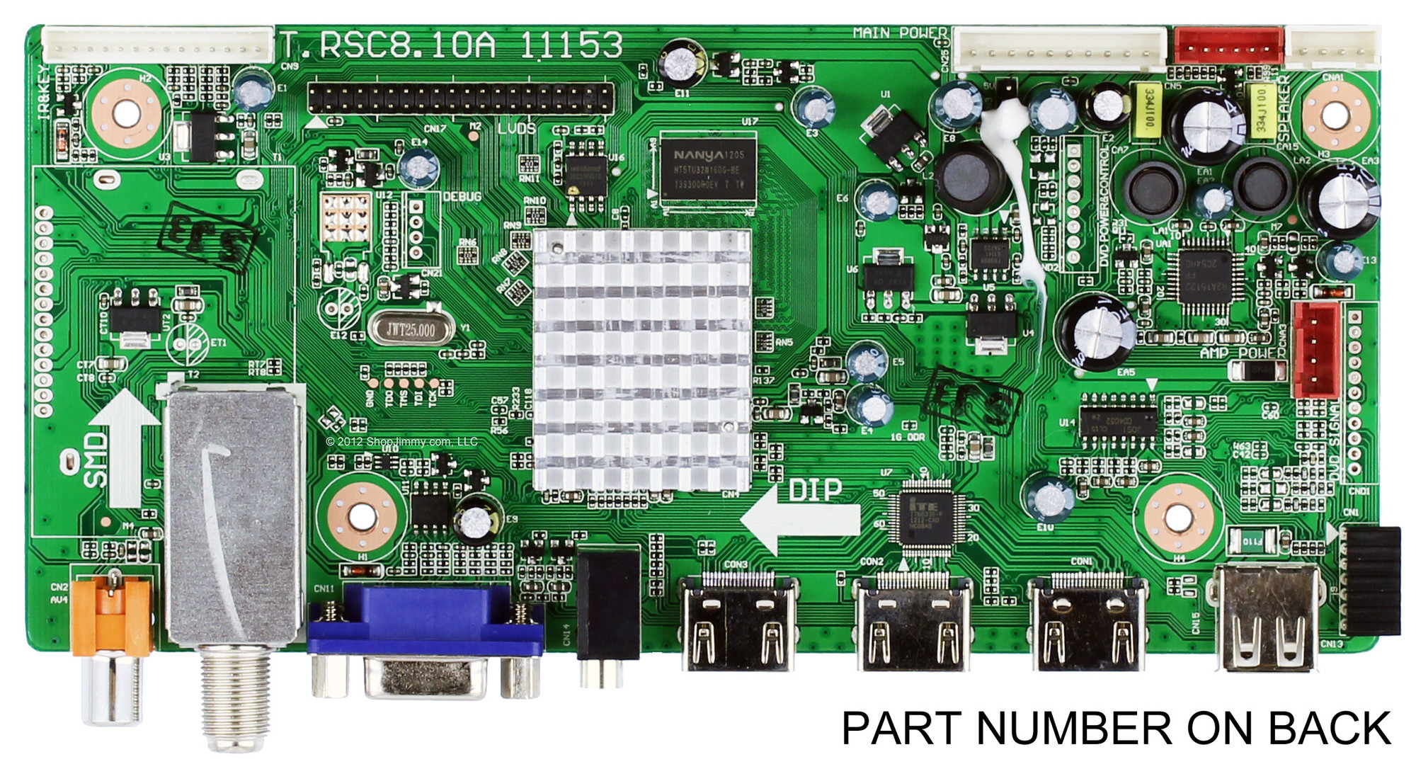 Sceptre 1E2D0012 (T.RSC8.10A 11153) Main Board for X409BVFHD