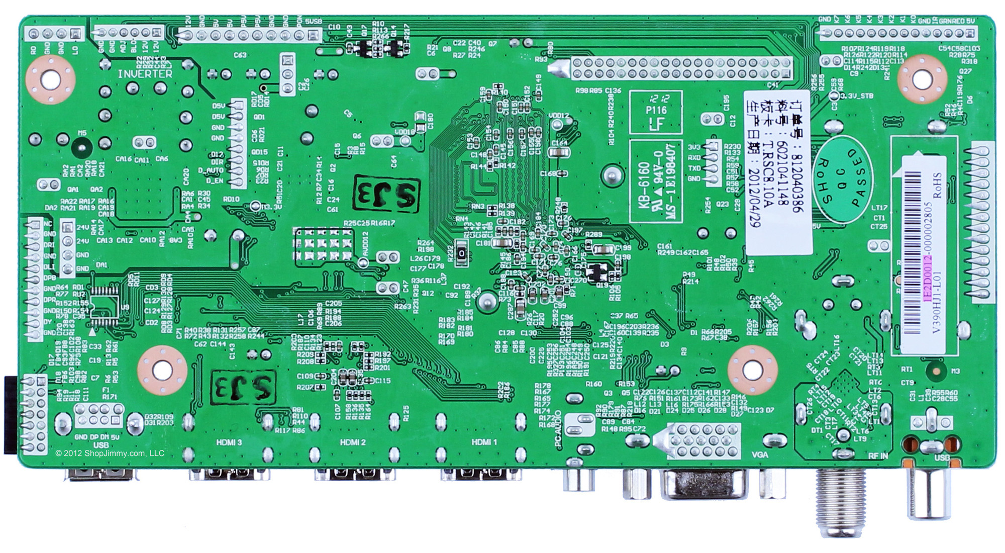 Sceptre 1E2D0012 (T.RSC8.10A 11153) Main Board for X409BVFHD