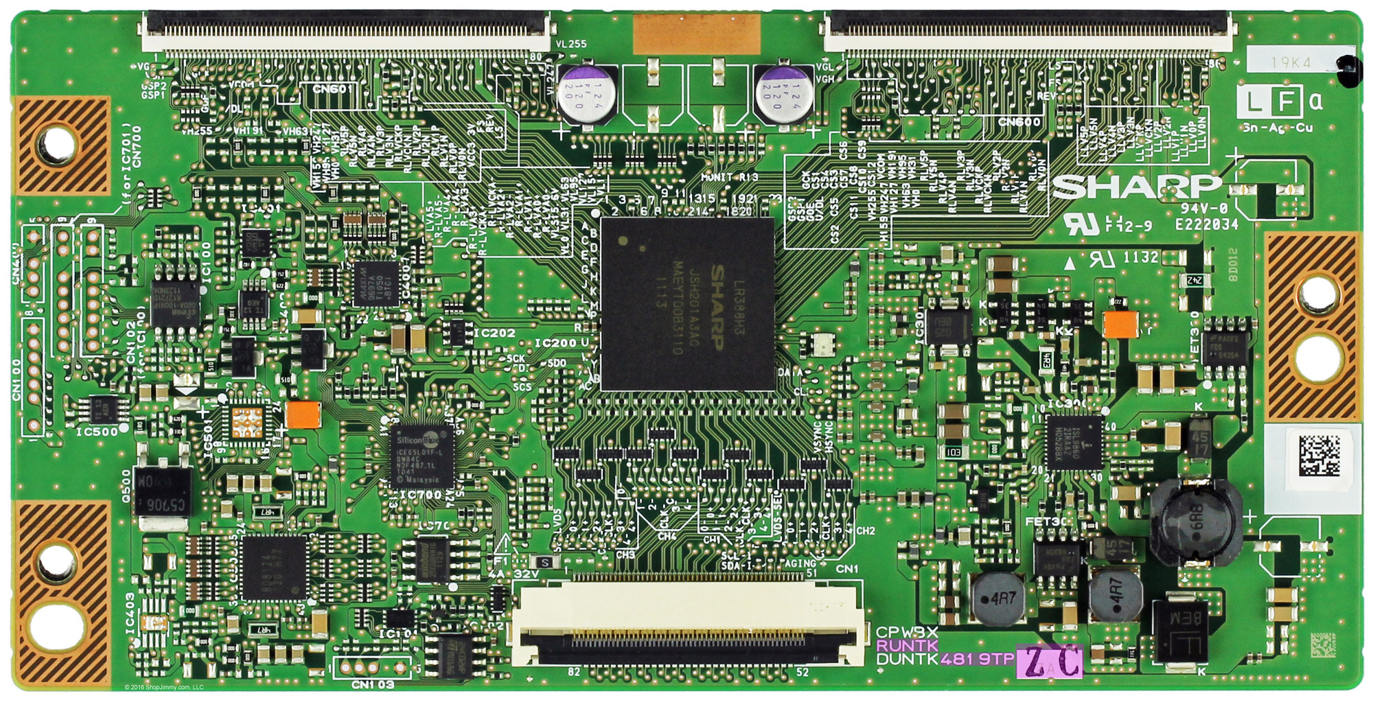 Element RUNTK4819TPZC T-Con Board