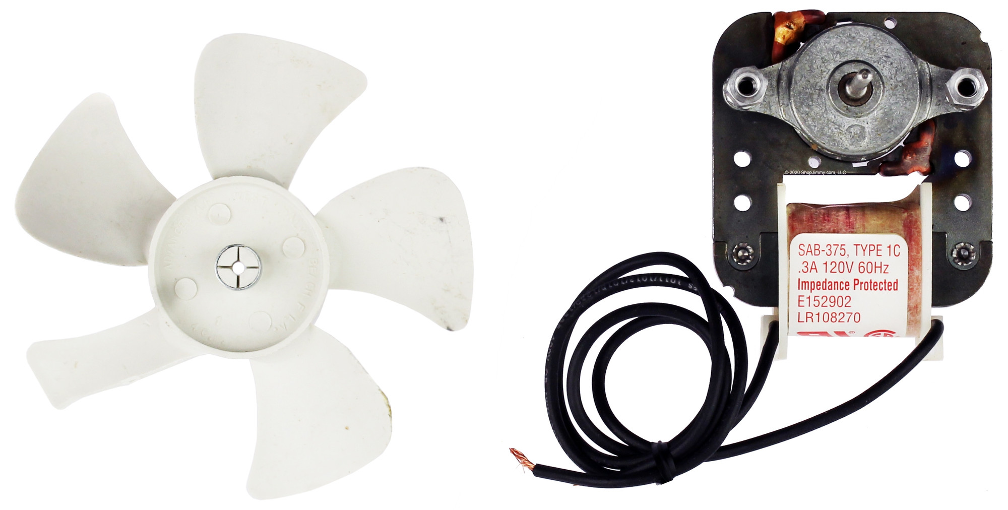 SubZero Refrigerator 4200170 Evaporator Fan Motor