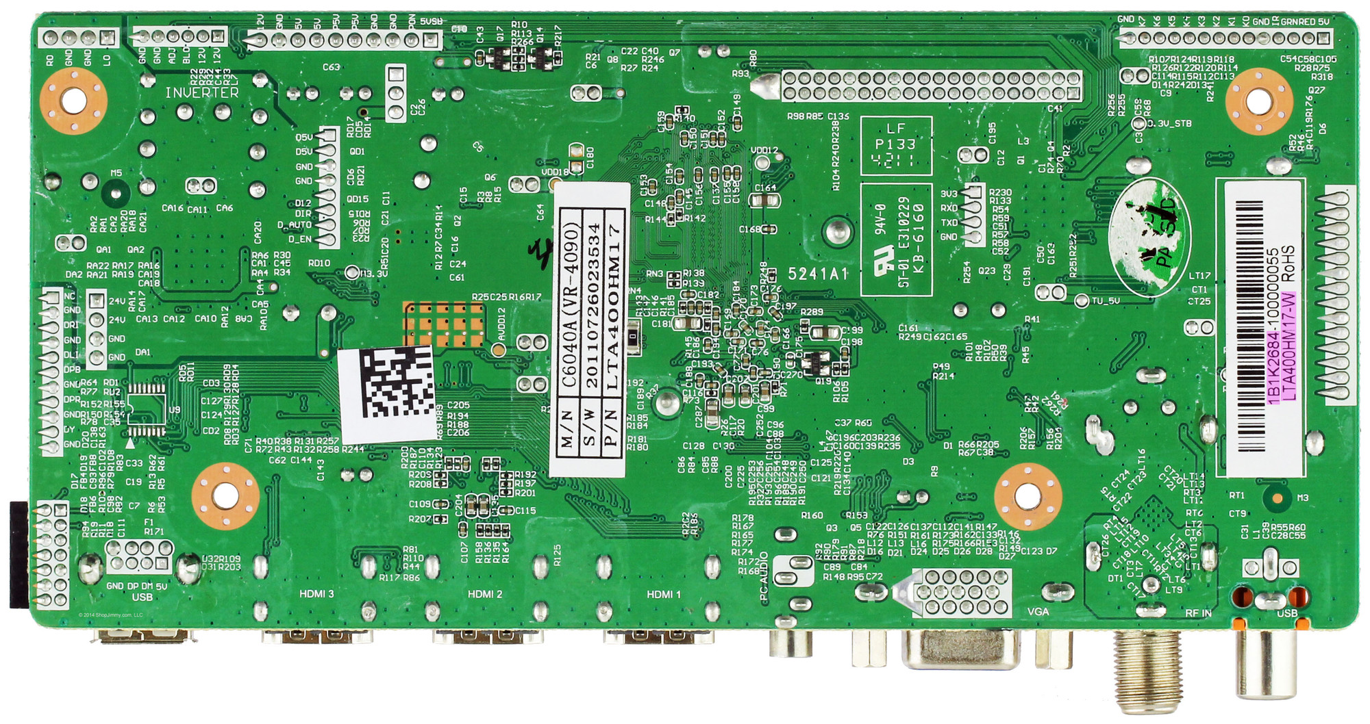 Westinghouse 1B1K2684 Main Board for VR4090 Version 2