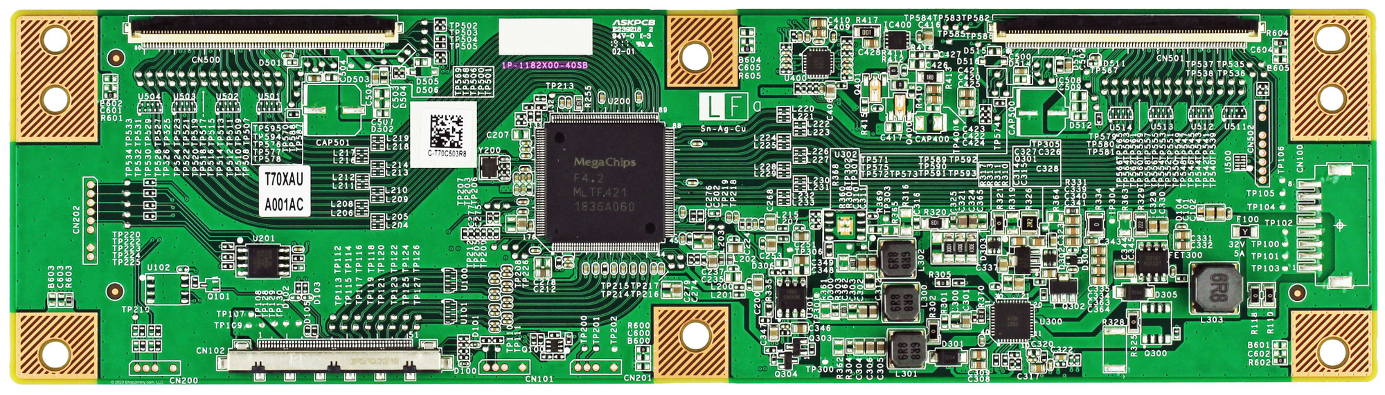 Vizio/Westinghouse 55.50T10.C04 (50T10-C02,T500HVD02.0) T-Con Board for