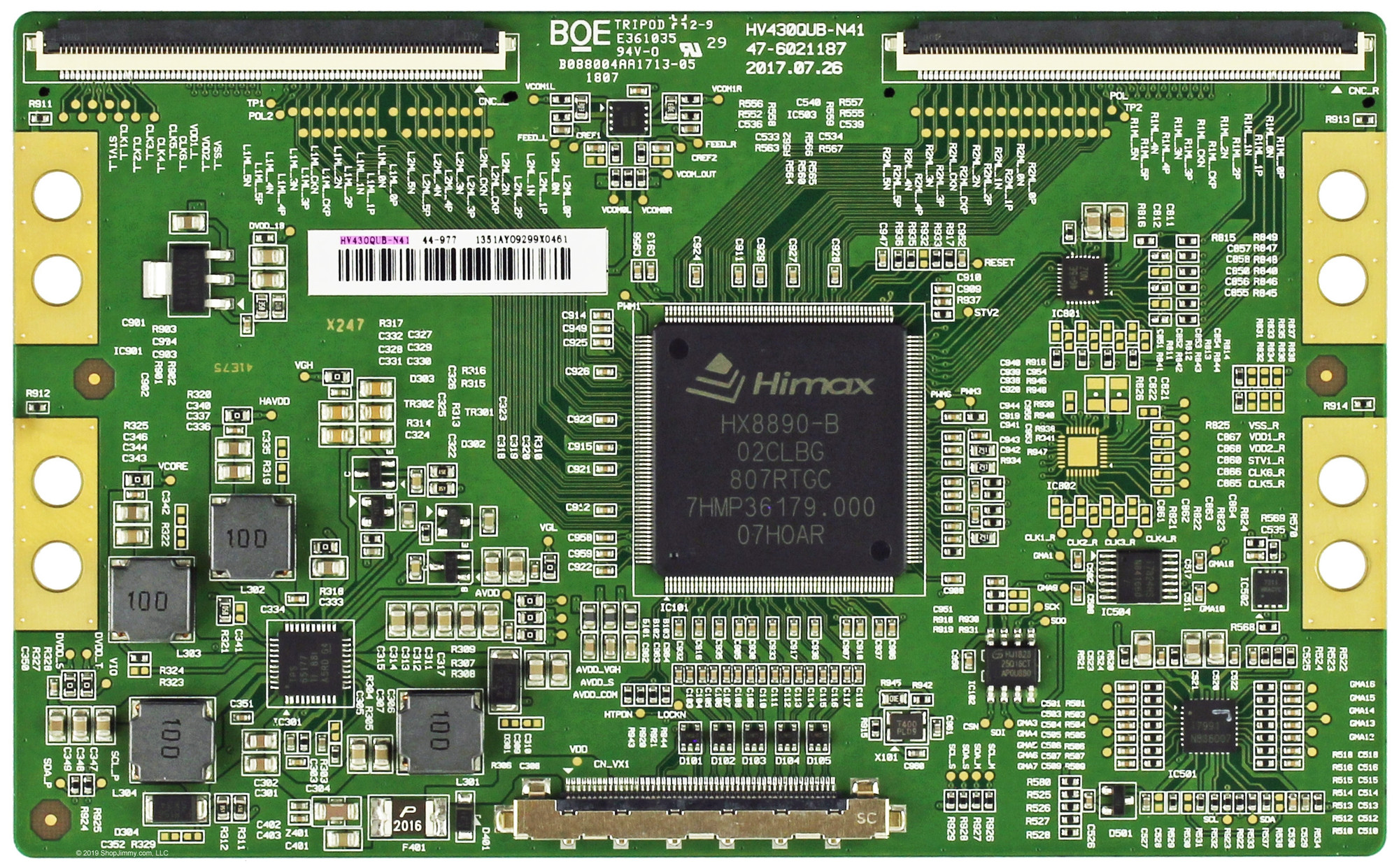 ONN HV430QUB-N41 T-Con Board