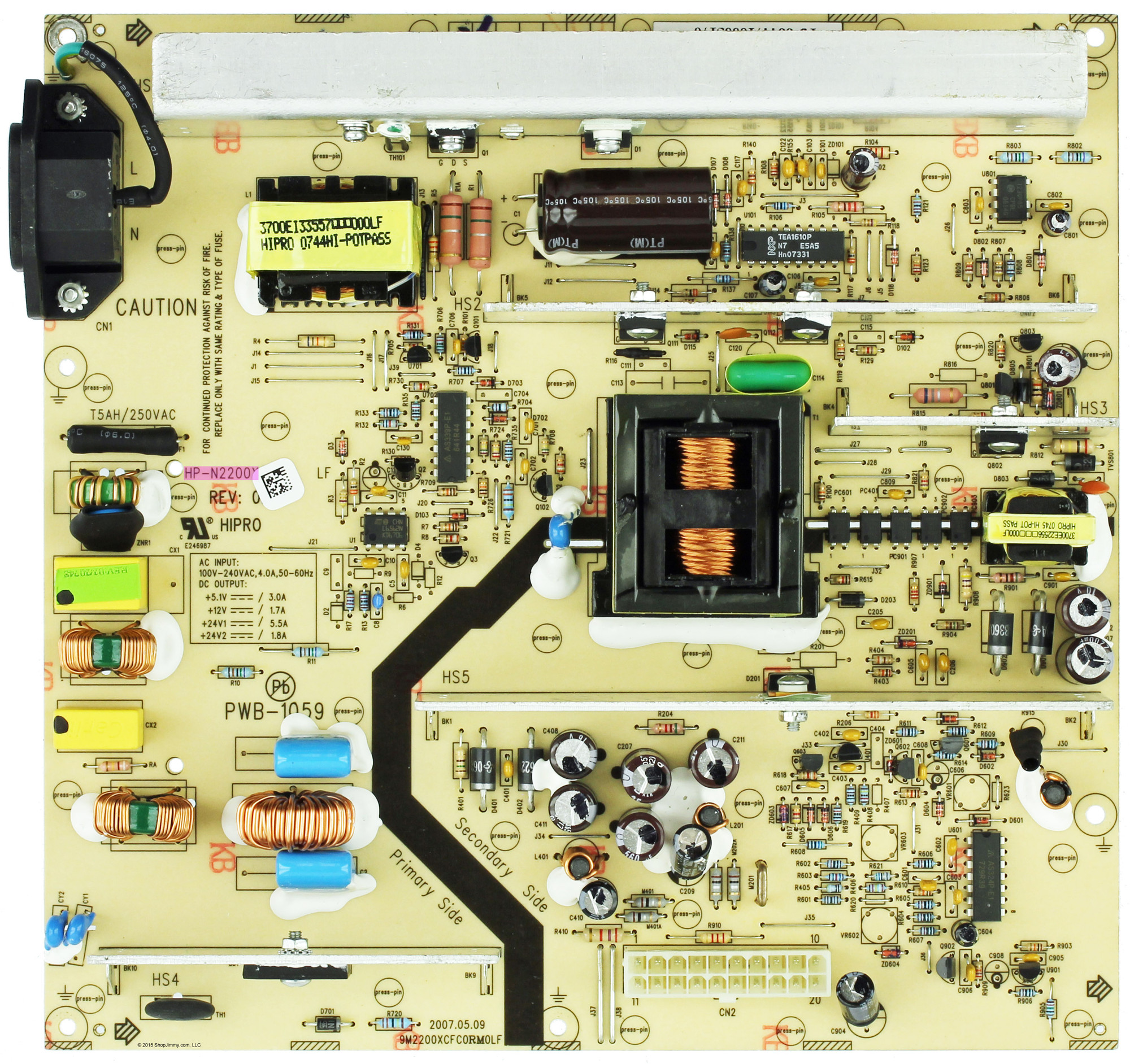 Viore/Tatung HPN2200XC Power Supply
