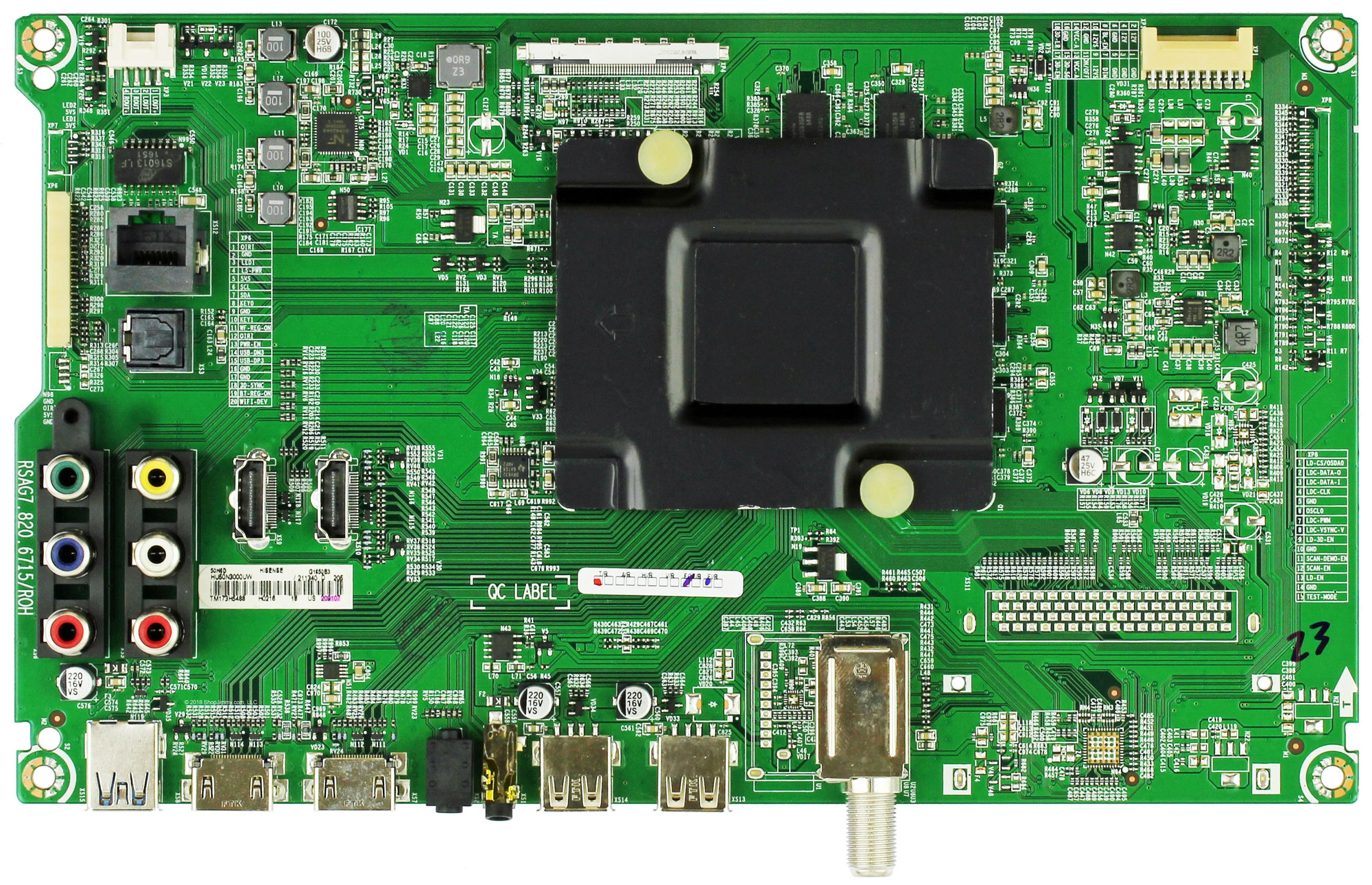 Hisense 209107 Main Board 50H6D (SEE NOTE)