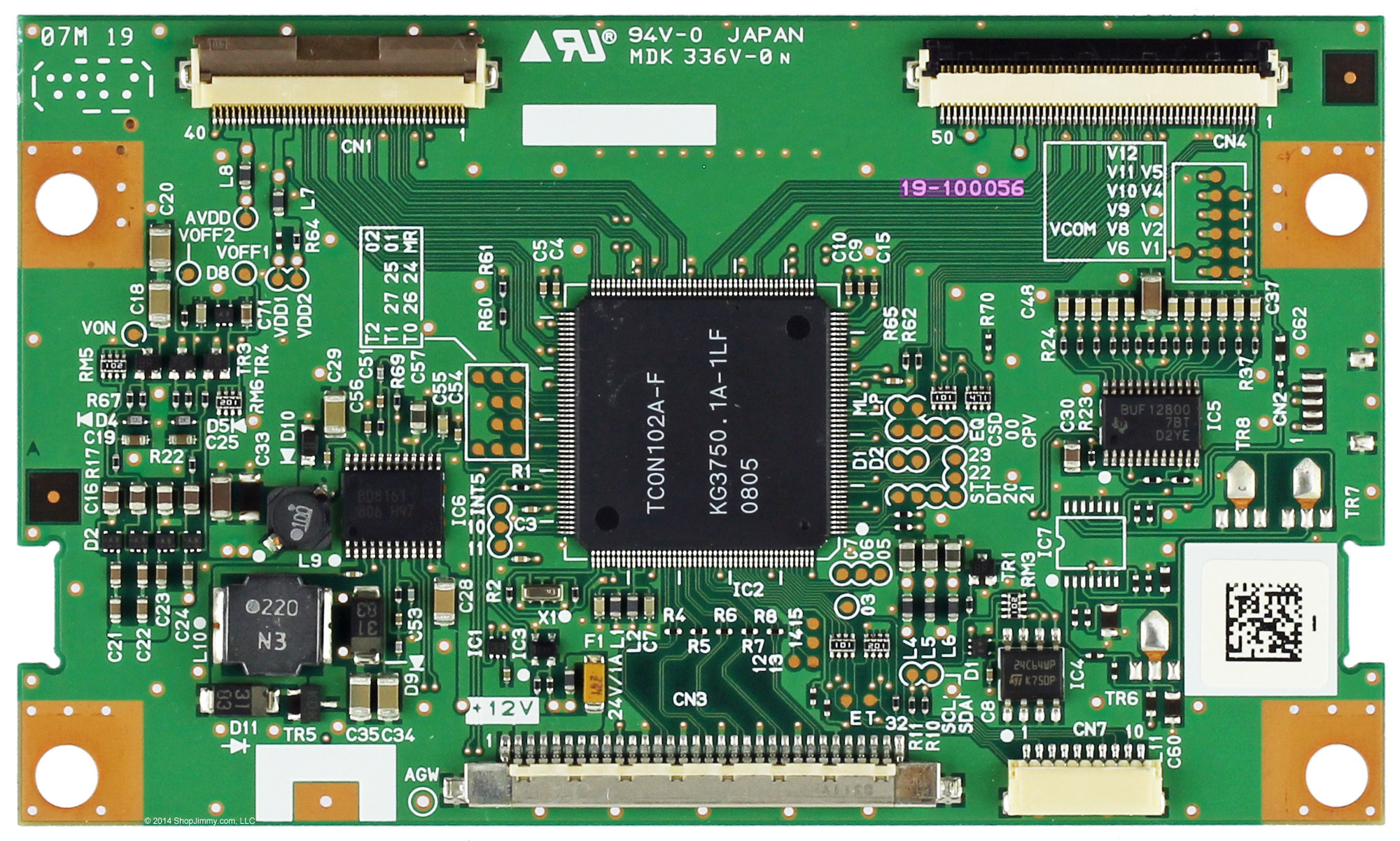 全国送料無料 IPS Alpha 19100056 (MDK336V-0) T-Con Board コスプレウィッグ