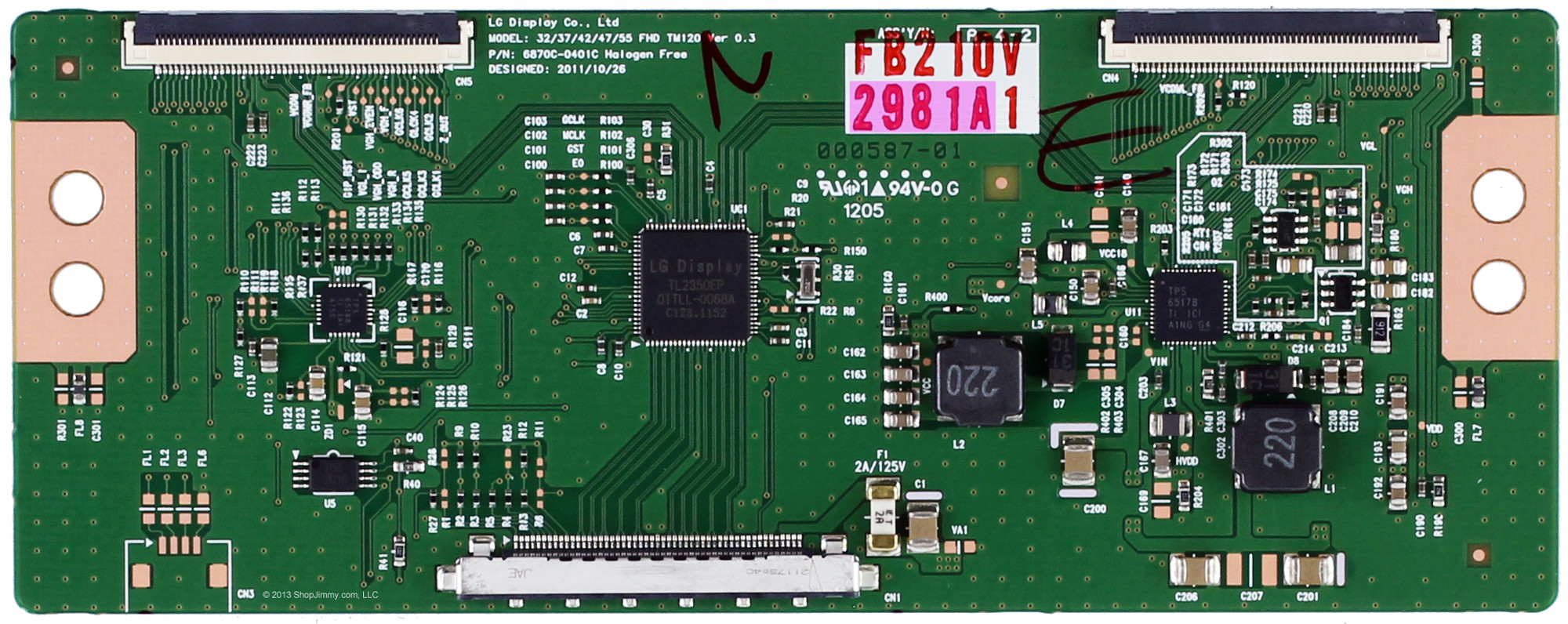 LG 6871L-2981A T-Con Board