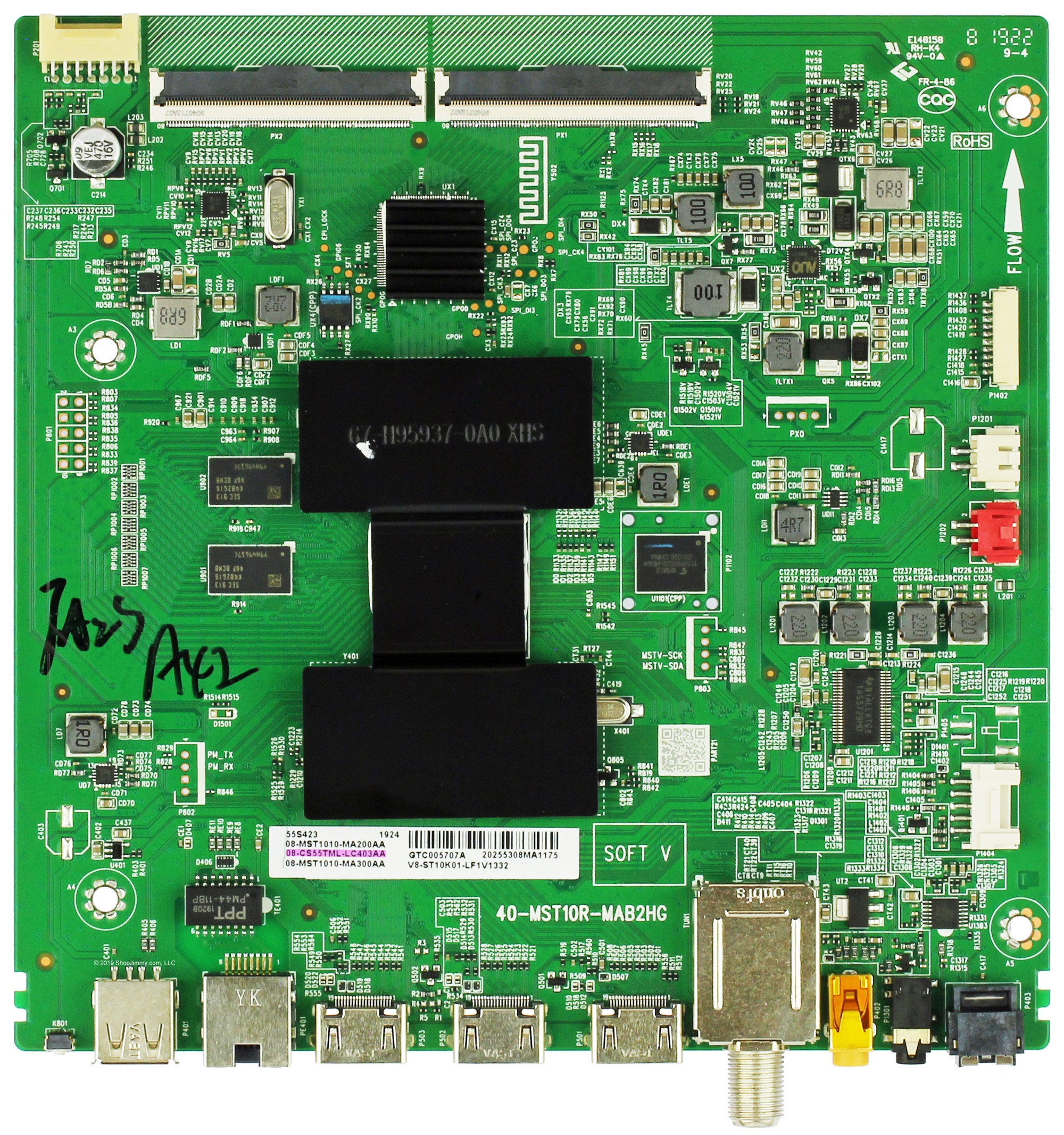 TCL 08-CS55TML-LC403AA Main Board for 55S423 55S421 (SEE NOTE)