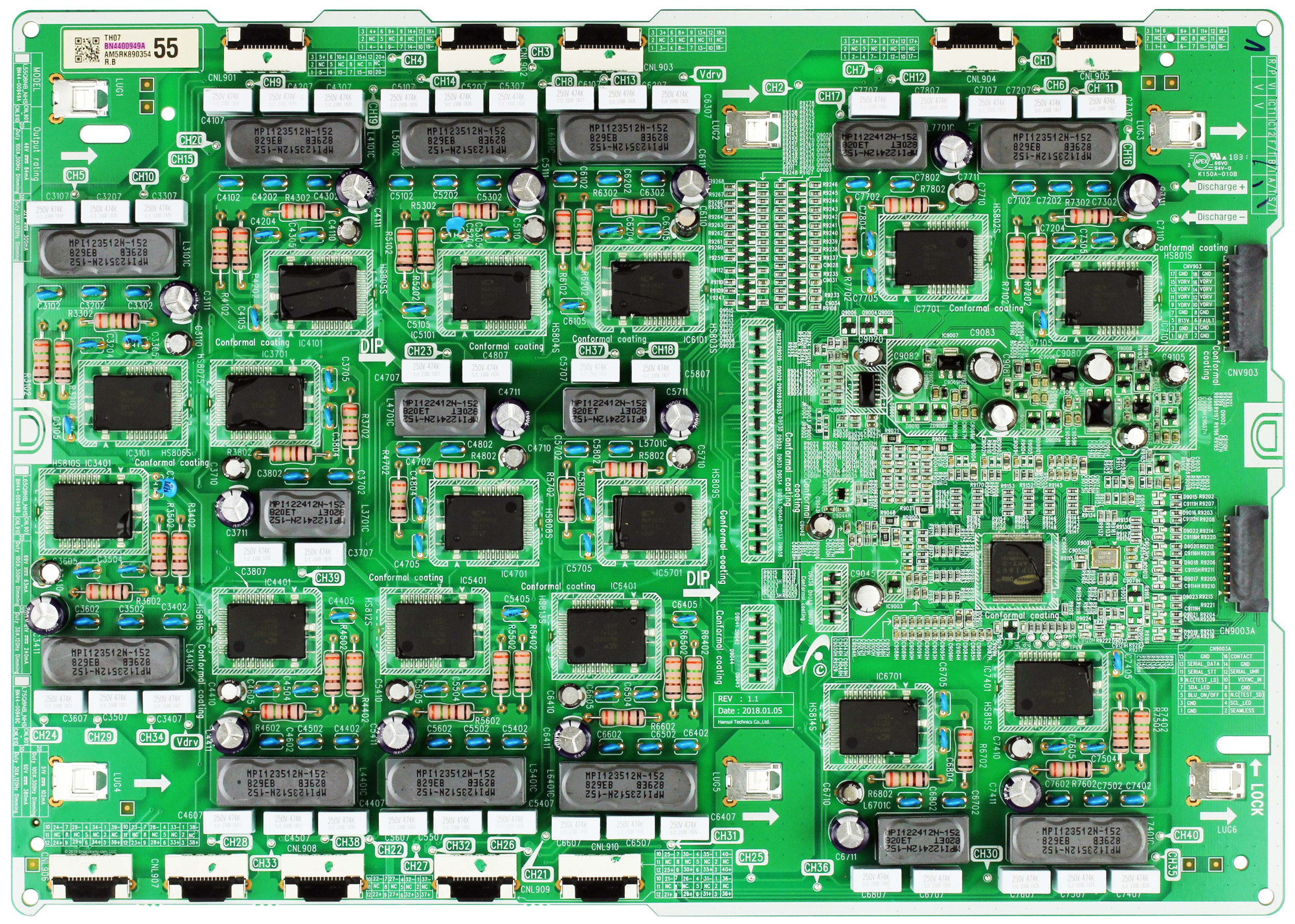 Samsung BN44-00949A VSS LED Driver Board