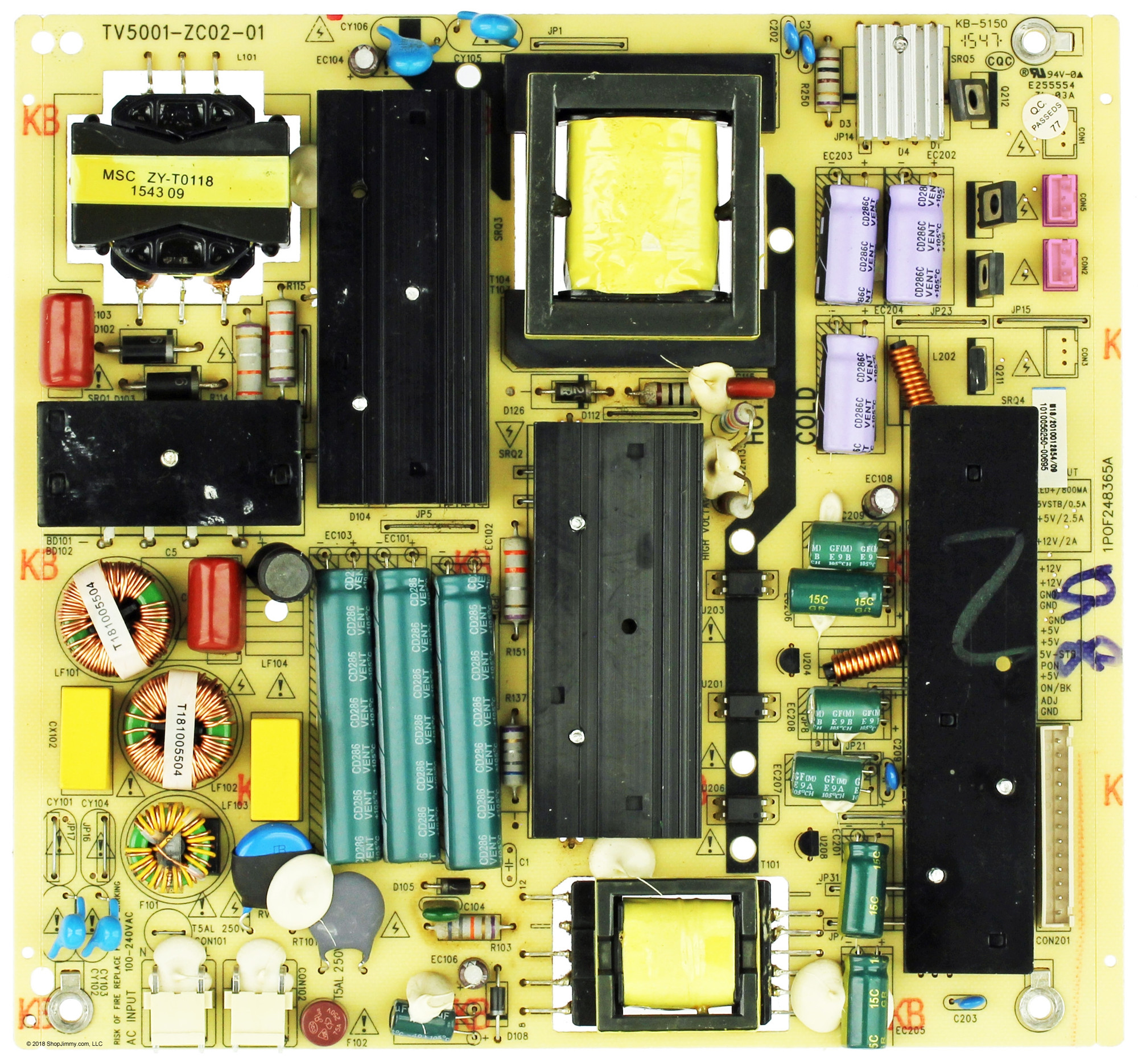 Haier 514C5001M18 Power Supply Board