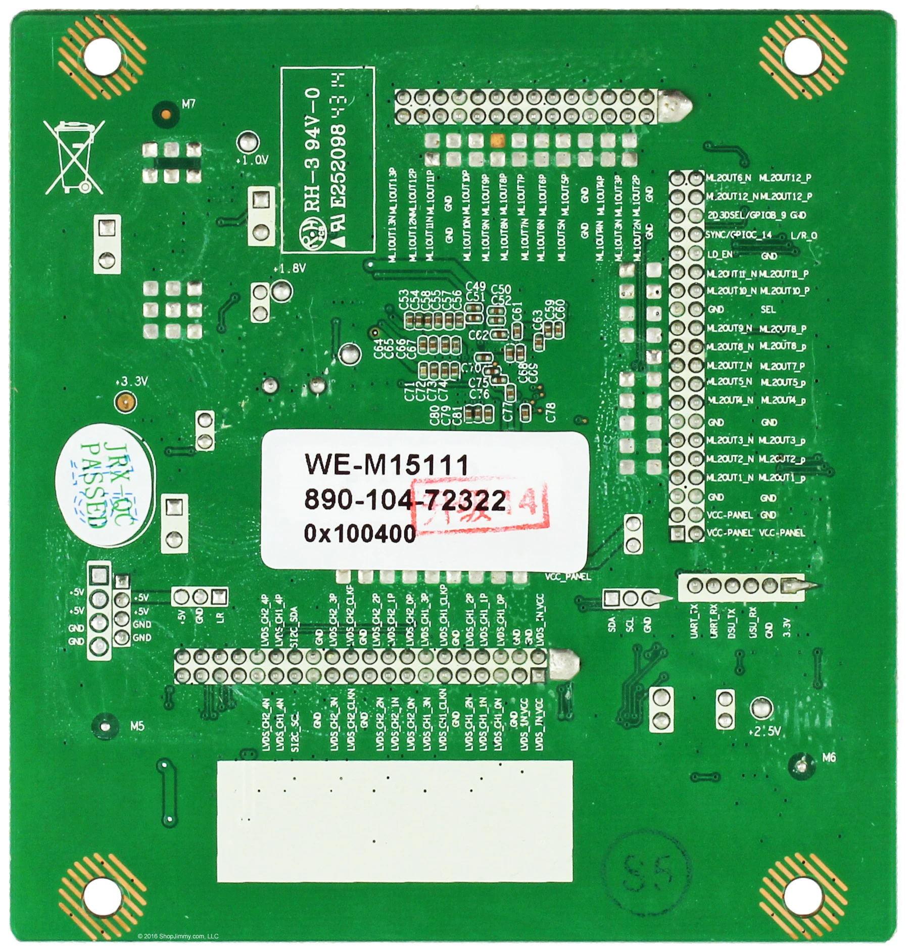 Westinghouse FRC Board for DWM48F1Y1C (Version TW01001S048E)
