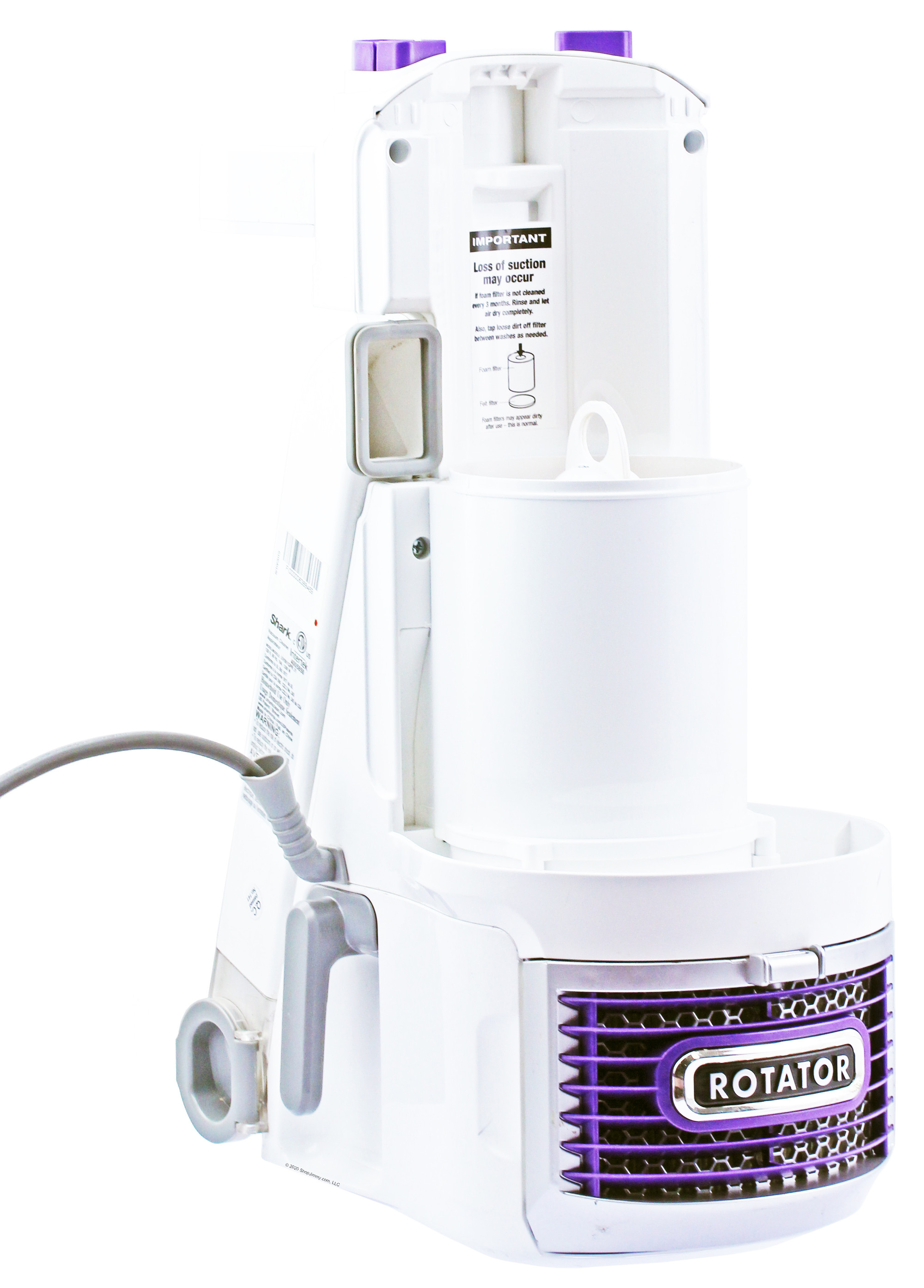 Shark Motor and Chassis for Rotator UV561QPR Vacuums - Refurbished