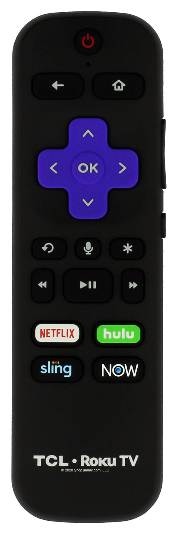 TCL 06-WFZNYY-ARC580 Roku Remote Control w/ Netflix Hulu Sling NOW--New ...