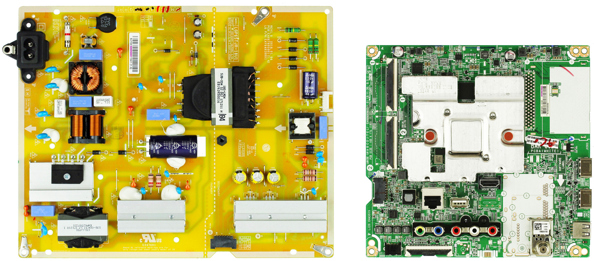 LG 65UN6950ZUA.BUSFLKR Complete LED TV Repair Parts Kit