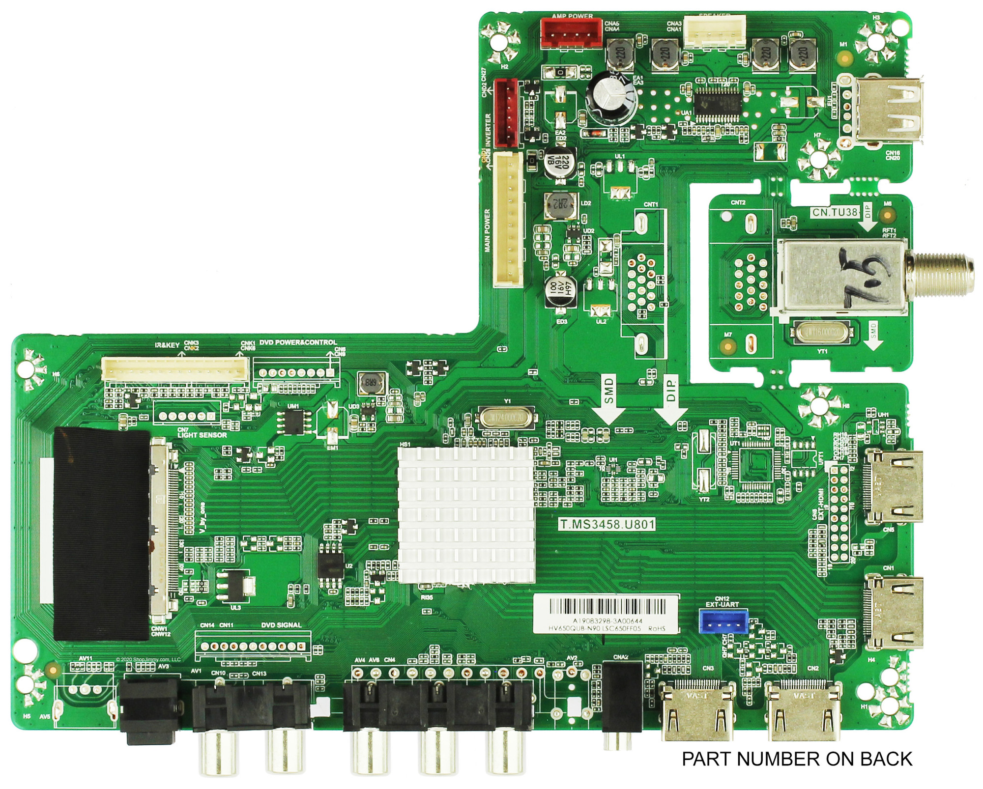 RCA LT-2874V6.0-A 34030304 Main Board for RWOSU6547-B RCA LT-2874V6.0-A 34030304 Main Board for RWOSU6547-B
