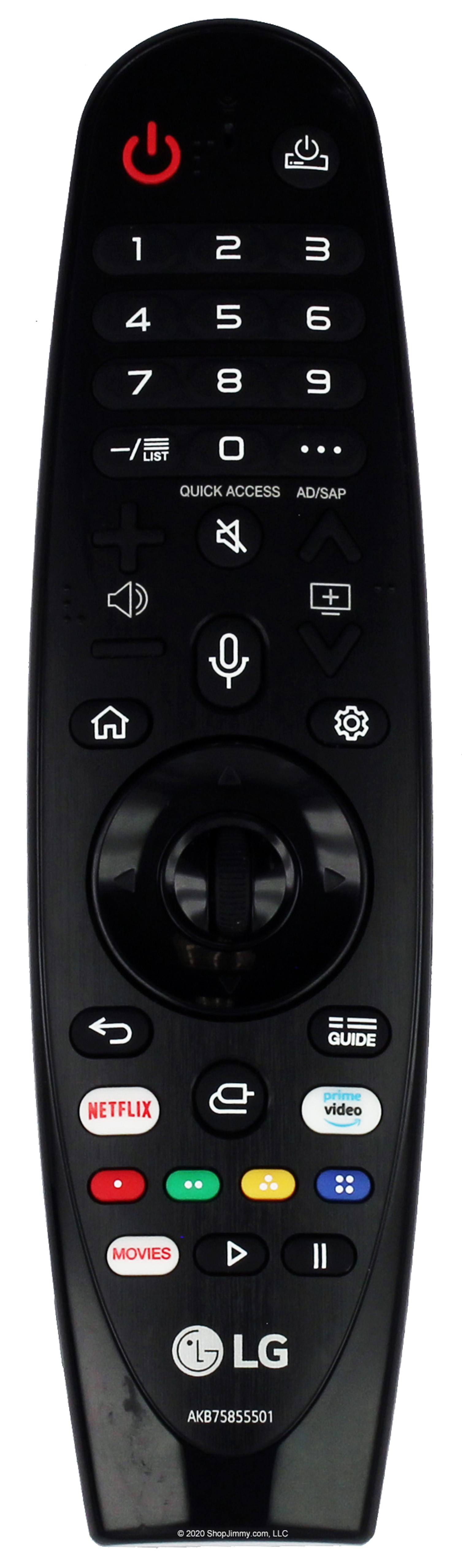 LG - MR20GA - AKB75855501 - Magic Remote Control for Select 2020 LG Smart  TV's