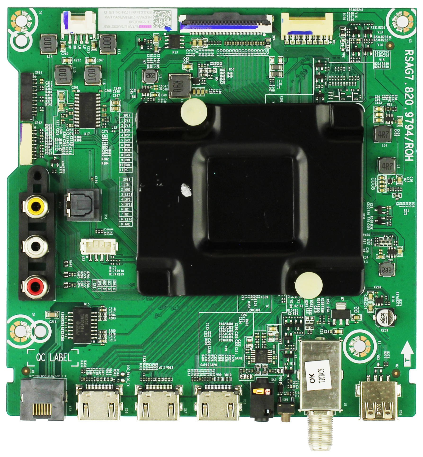 パレット ページ Hisense 274590 (274776 264185) Main Board 75R6E3 (SEE NOTE)