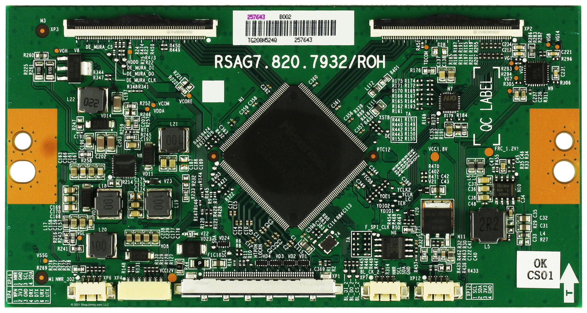 Hisense 257643 T-Con Board